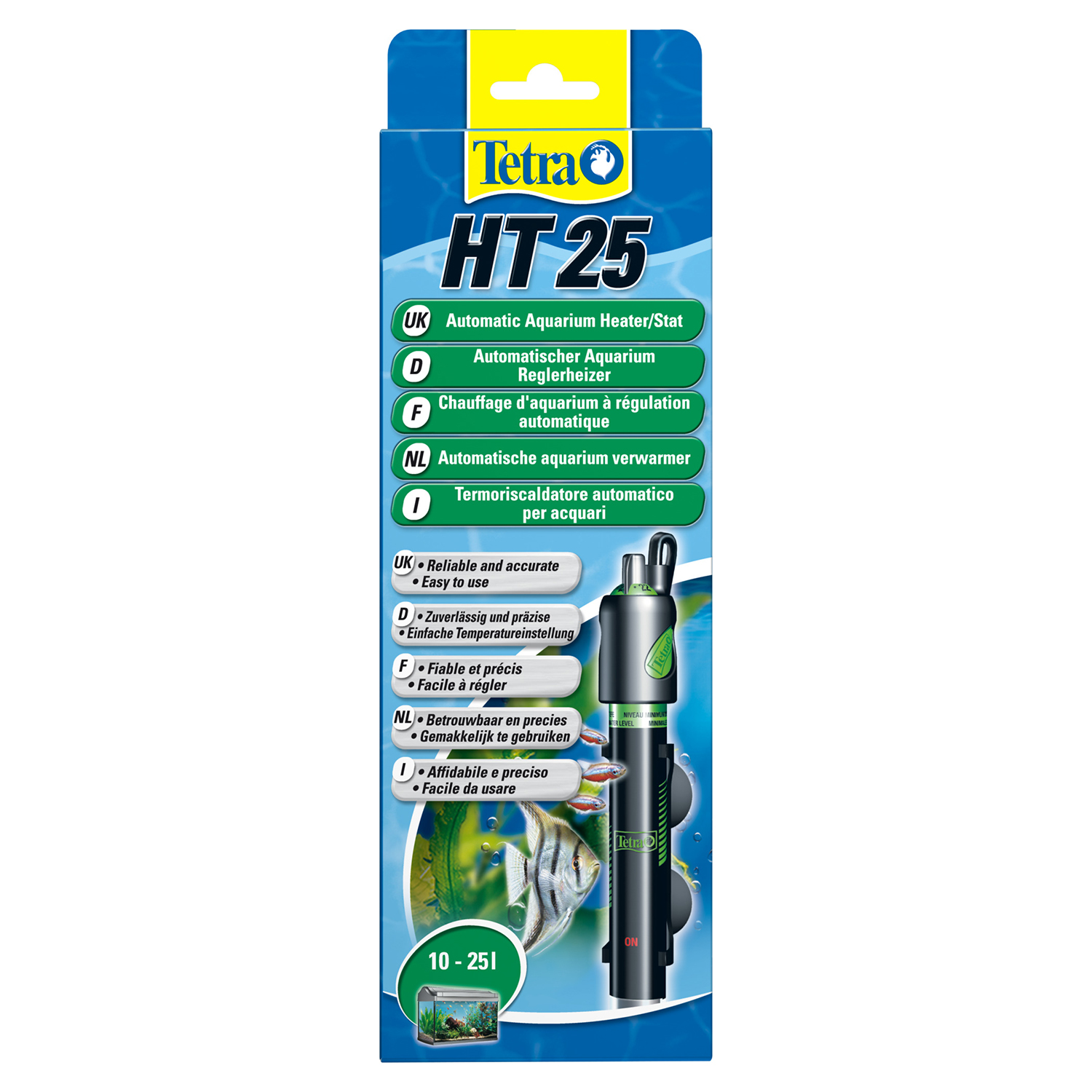Tetra HT 25 терморегулятор 25Вт для аквариумов 10-25 л СКИДКА 50%