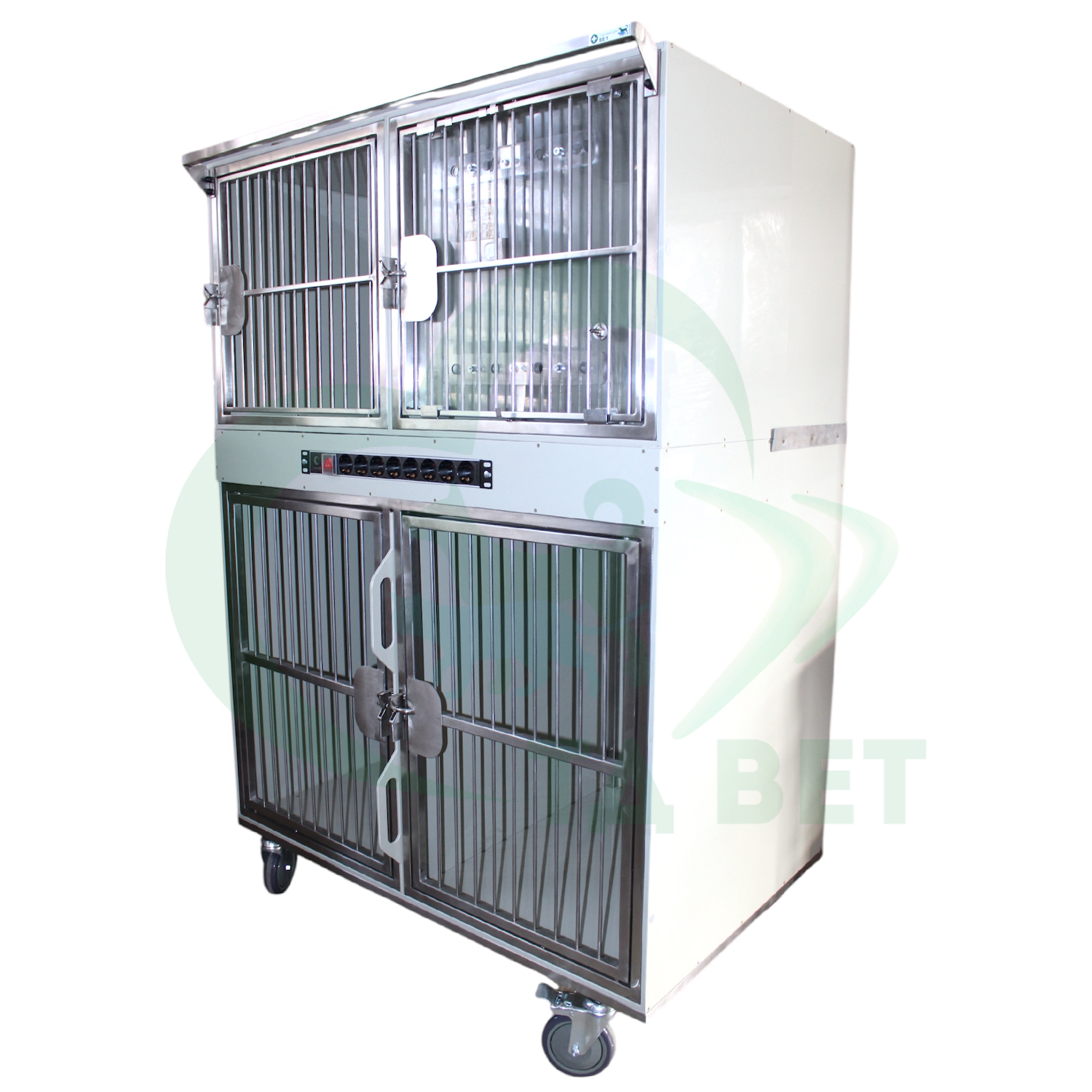 ТД ВЕТ Модуль из 4 клеток из полипропилена, разборный 1100х700х1450(1610)h