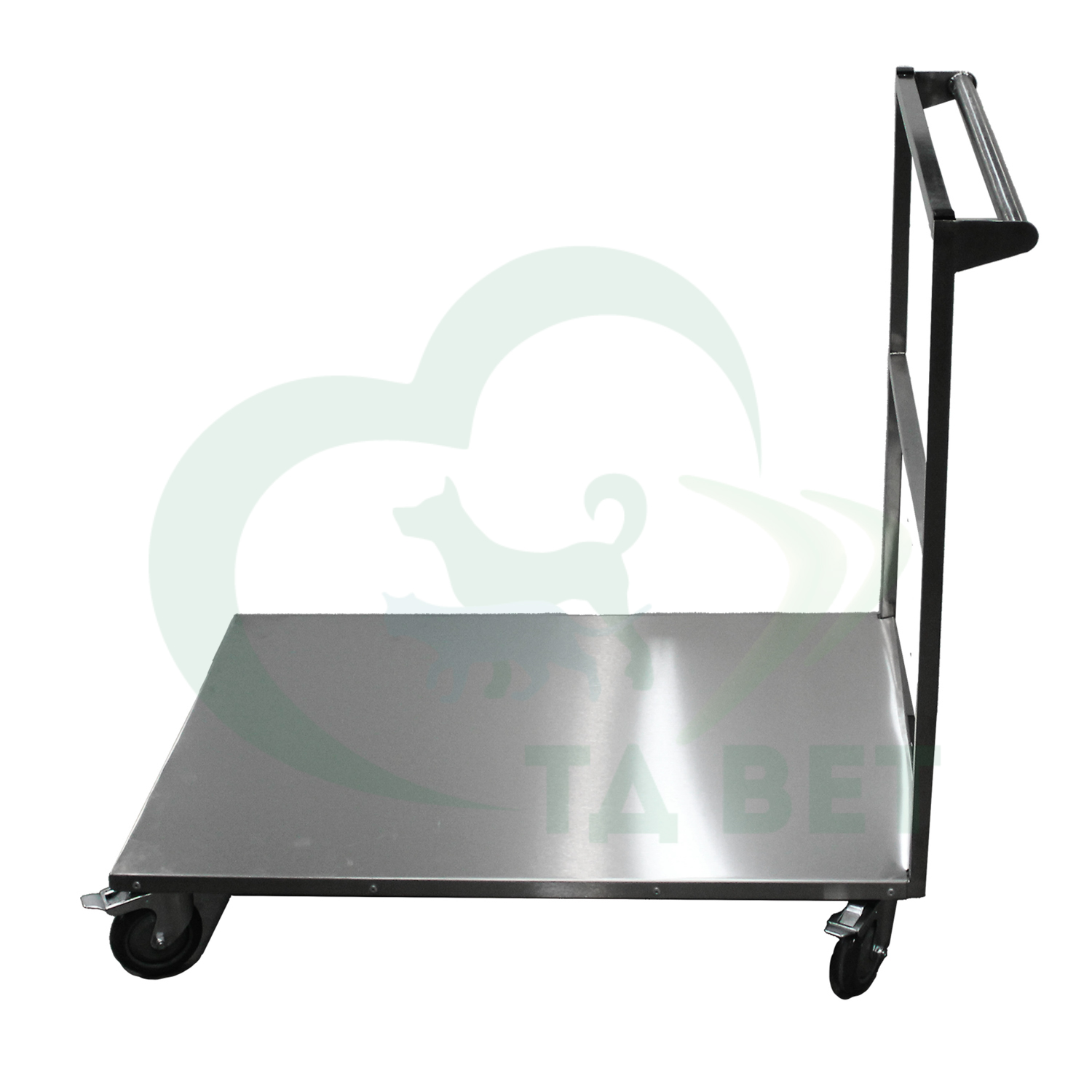 ТД ВЕТ Тележка из нержавеющей стали на колесах 900х600хх850h