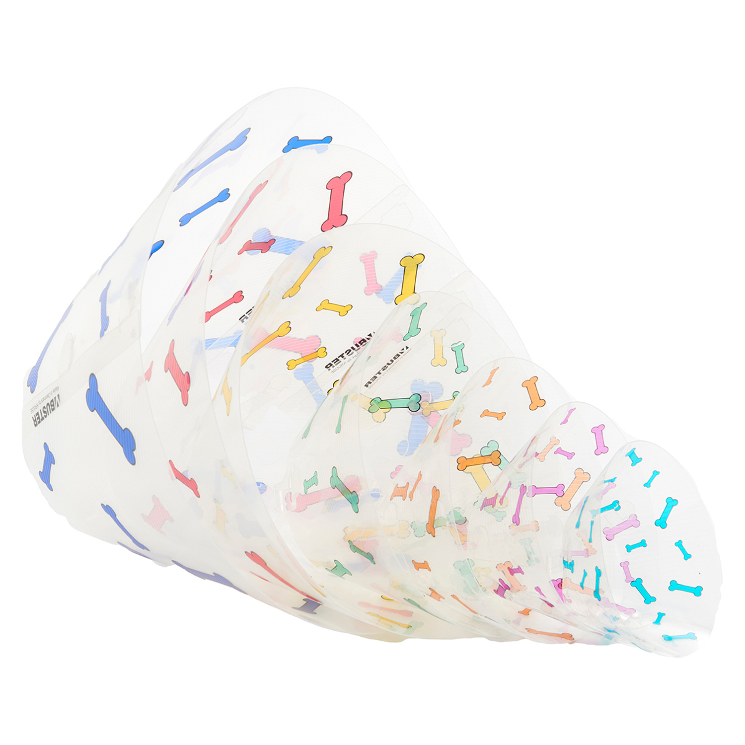 KRUUSE (из наличия) Воротник с дизайном (красные кости) 25 см СКИДКА 80%