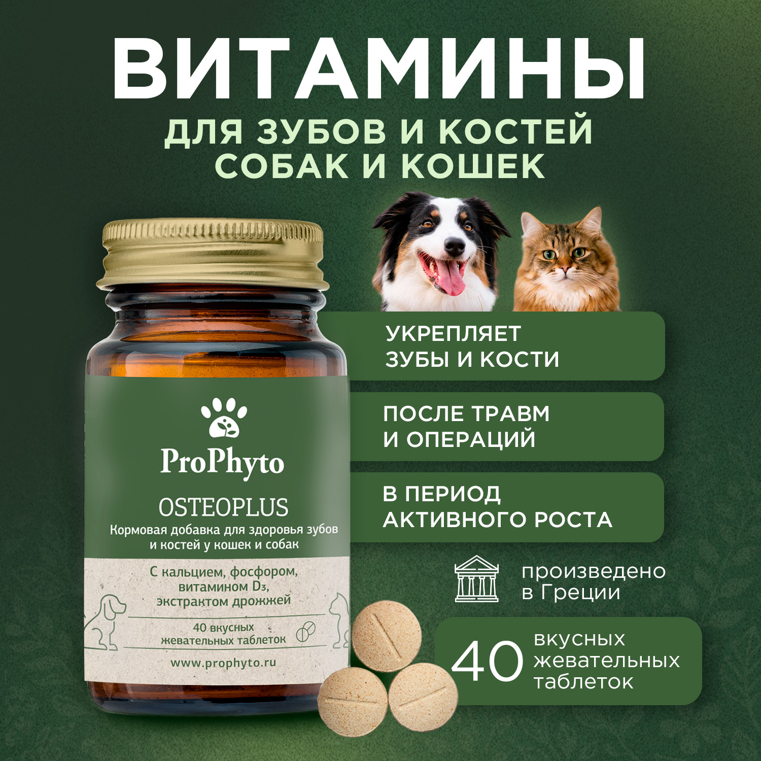 ProPhyto Остеоплюс, 40 таблеток
