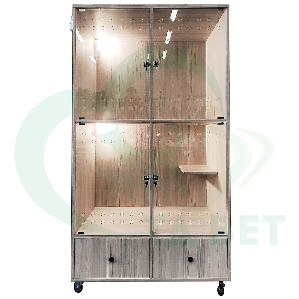 ТД ВЕТ Бокс для Зоогостиниц для кошек из ЛДСП, 1000х750х1750(1850)h