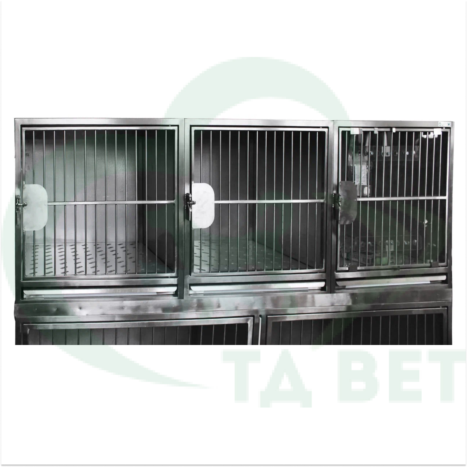 ТД ВЕТ Модуль из 5 клеток нерж. стали 1800х600х1500(1660) h с колесами