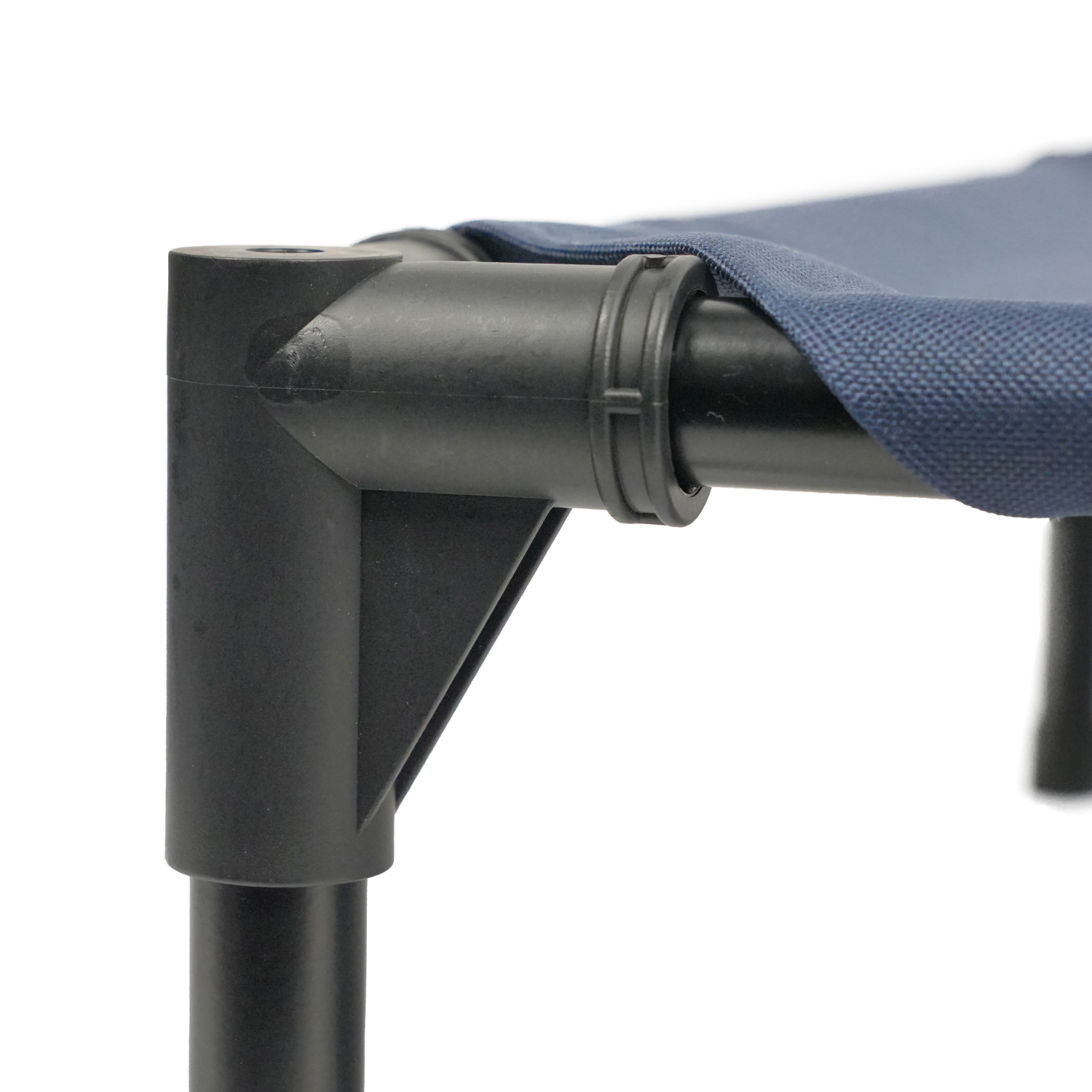 Лежанка-шезлонг каркасная для собак Mr.Kranch Elevated S малая 62х46х19 см синяя