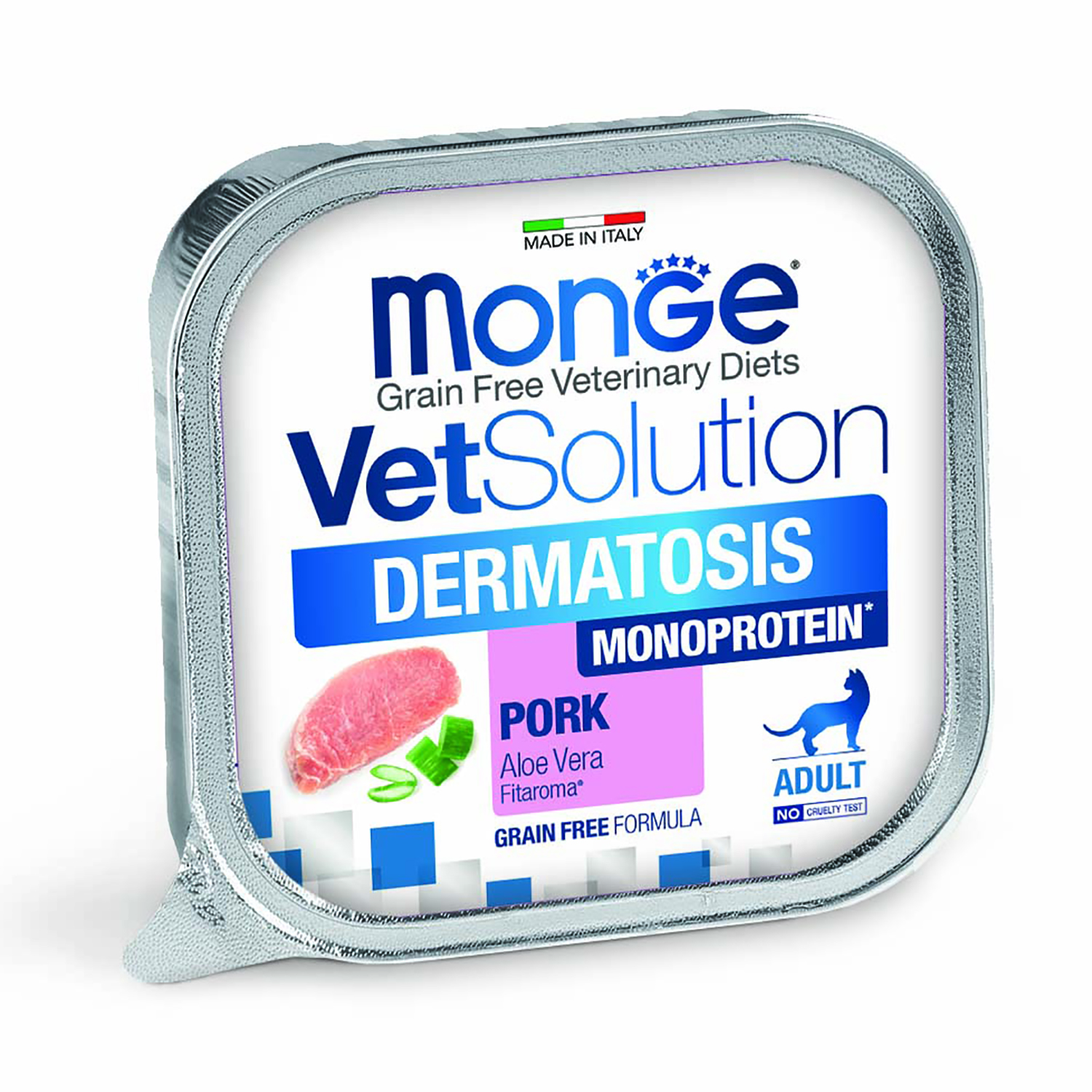 Диетический корм Monge VetSolution Cat Dermatosis Дерматозис для кошек при заболеваниях кожи 100 г