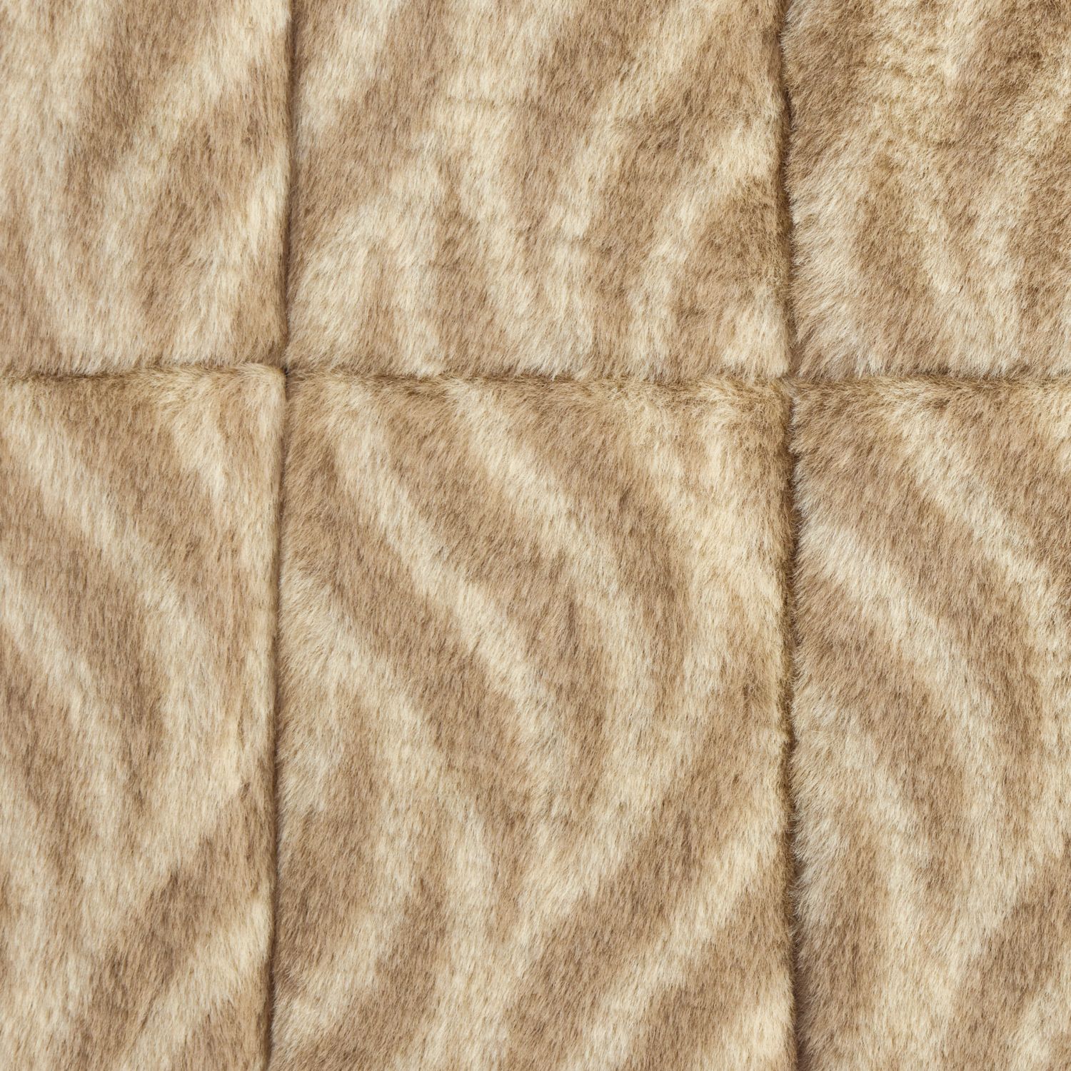 Лежанка MidWest Deluxe Wave Bed для собак и кошек меховая 85,5х56,5х8,5 см, цвет песочный