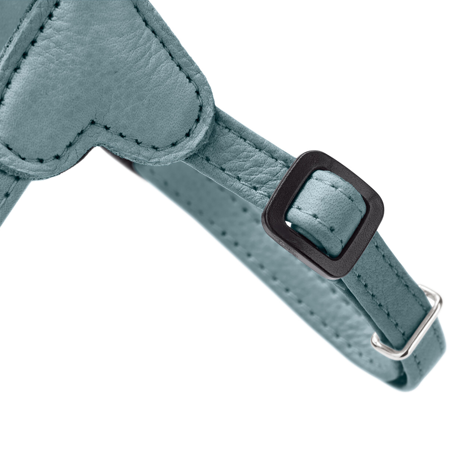 Hunter шлейка для собак Soho Mini XS-S (33-44 см), натуральная кожа, голубая