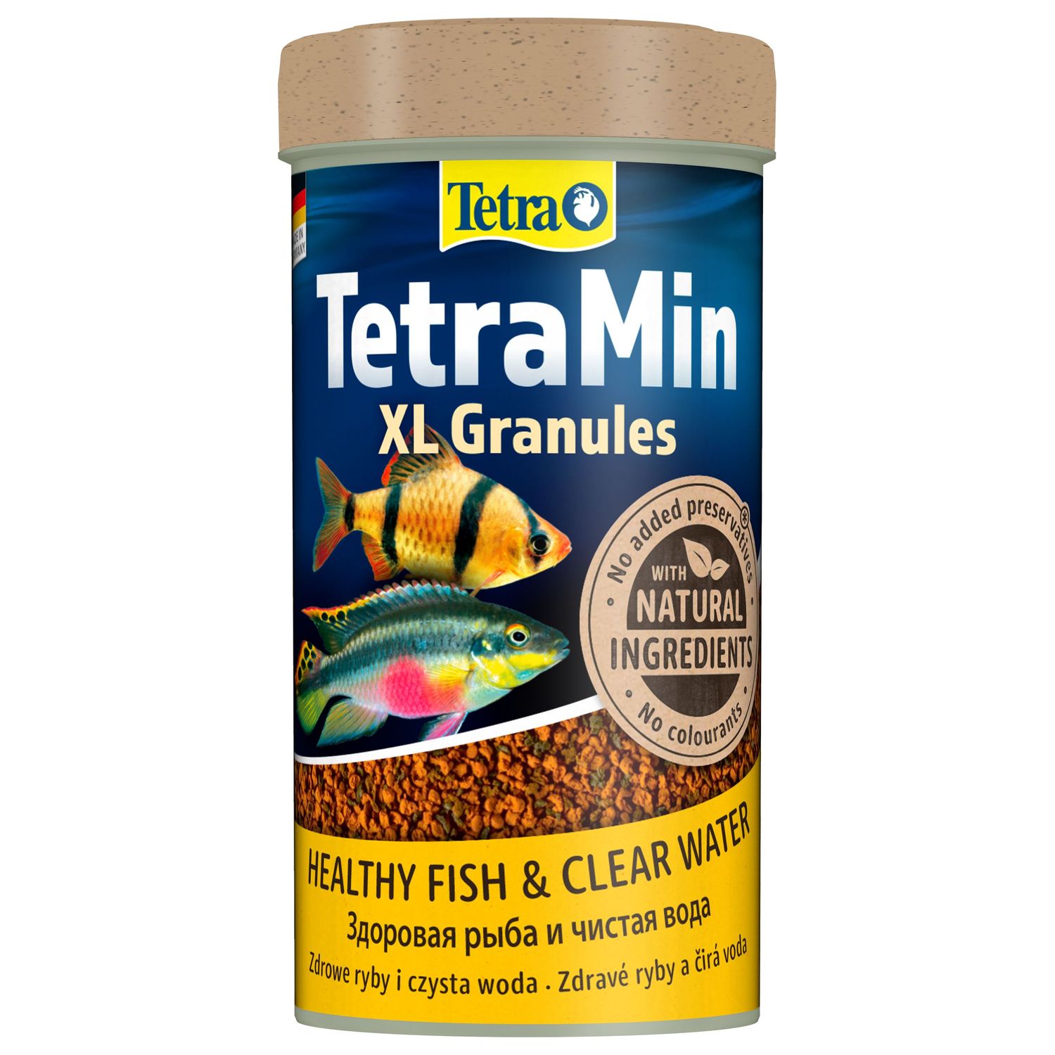TetraMin XL Granules корм для всех видов рыб крупные гранулы 250 мл