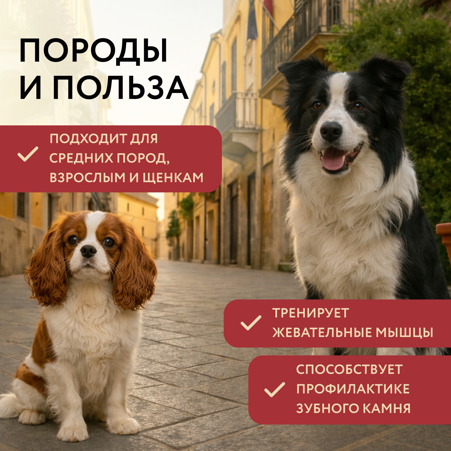 Лакомство Мнямс Деликатес Пармская косточка для собак размер L 45 г