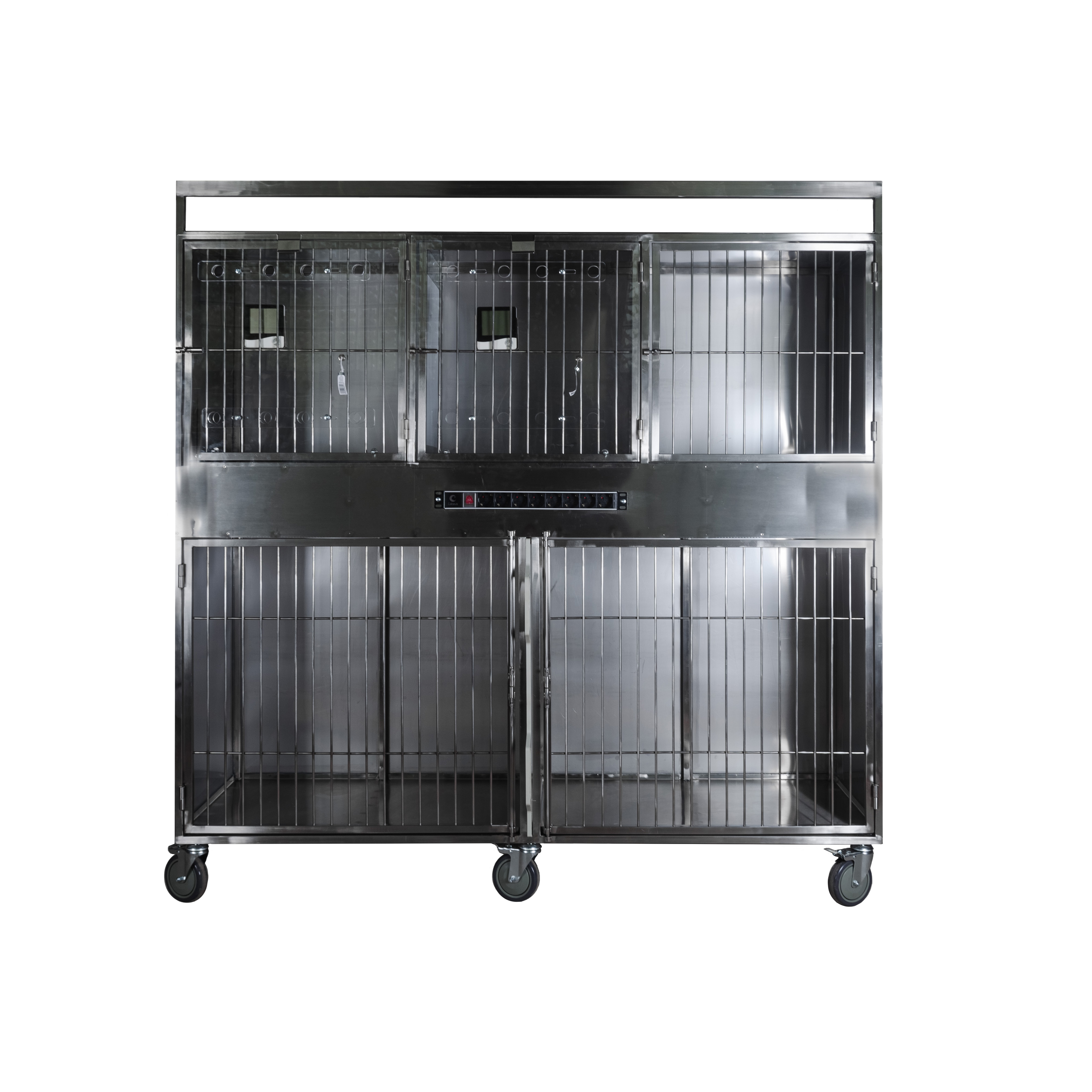 ТД ВЕТ Модуль клеток из нерж. стали, 2х ярусный из 5 клеток 2/3, 1800х600х1550(1850)h