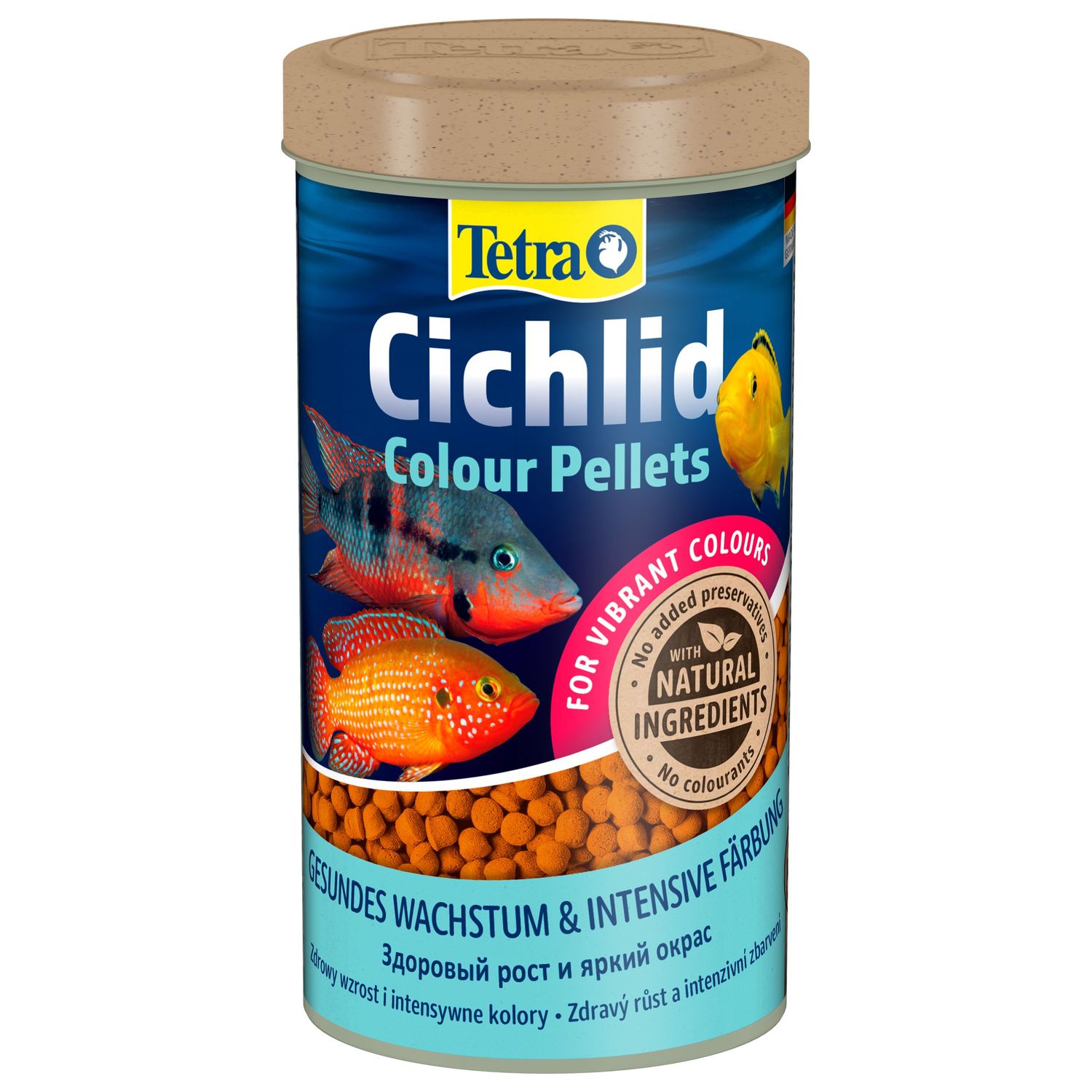 TetraCichlid Colour корм для всех видов цихлид для улучшения окраса 500 мл