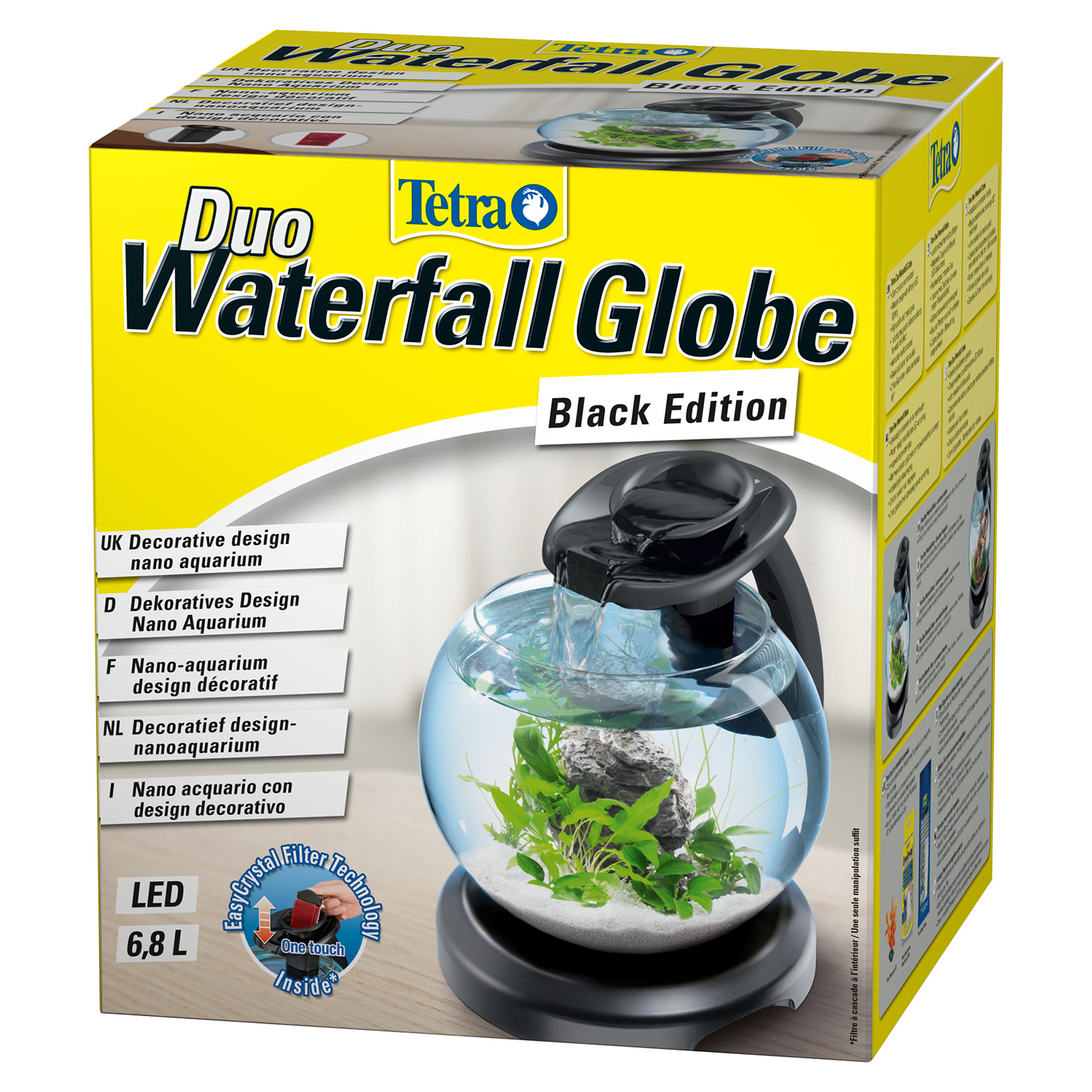 Tetra Cascade Globe Duo Waterfall аквариумный комплекс черный 6,8 л СКИДКА 60%