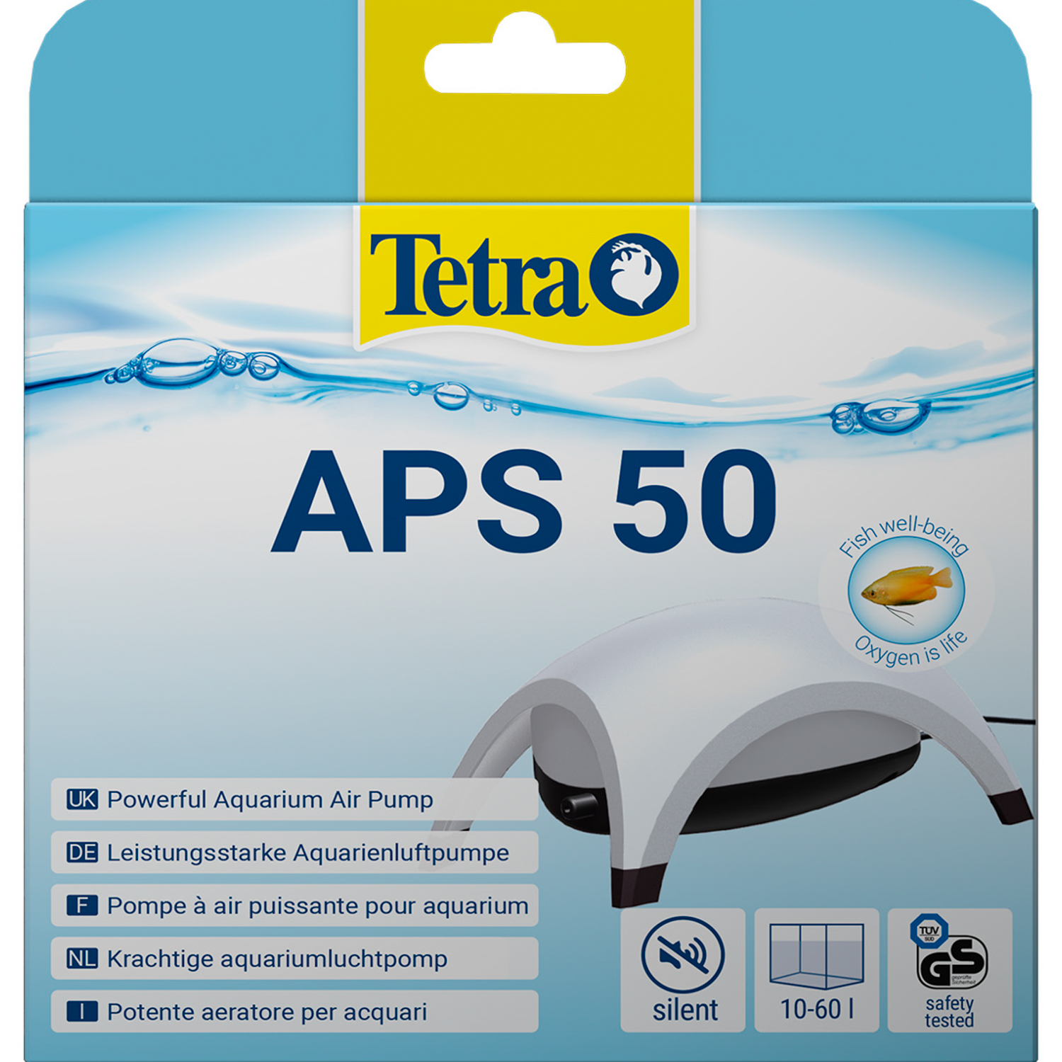 Tetra AРS 50 компрессор для аквариумов 10-60 л белый