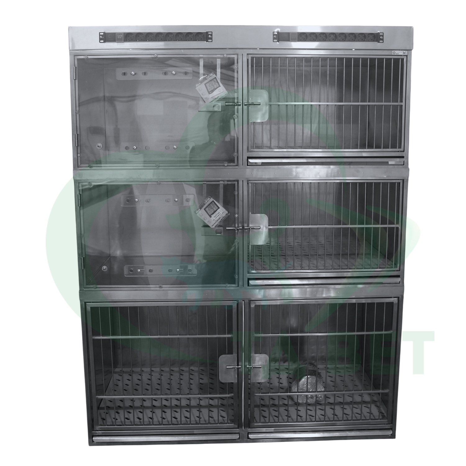 ТД ВЕТ Модуль из 6 клеток из нержавеющей стали 1500х700х1950(2110)мм