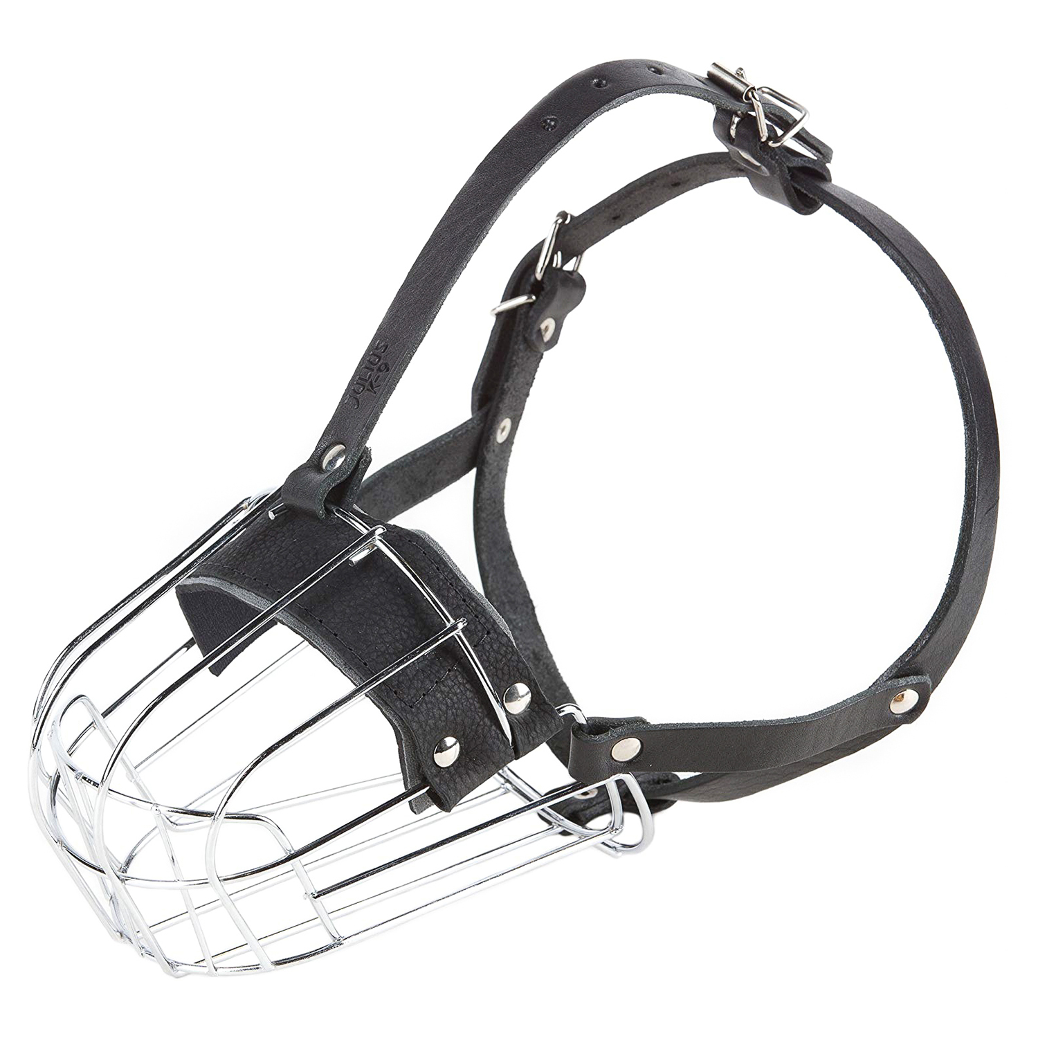 JULIUS-K9 намордник для собак c укороченной мордой (34,5х10х10,5см), металл СКИДКА 50%