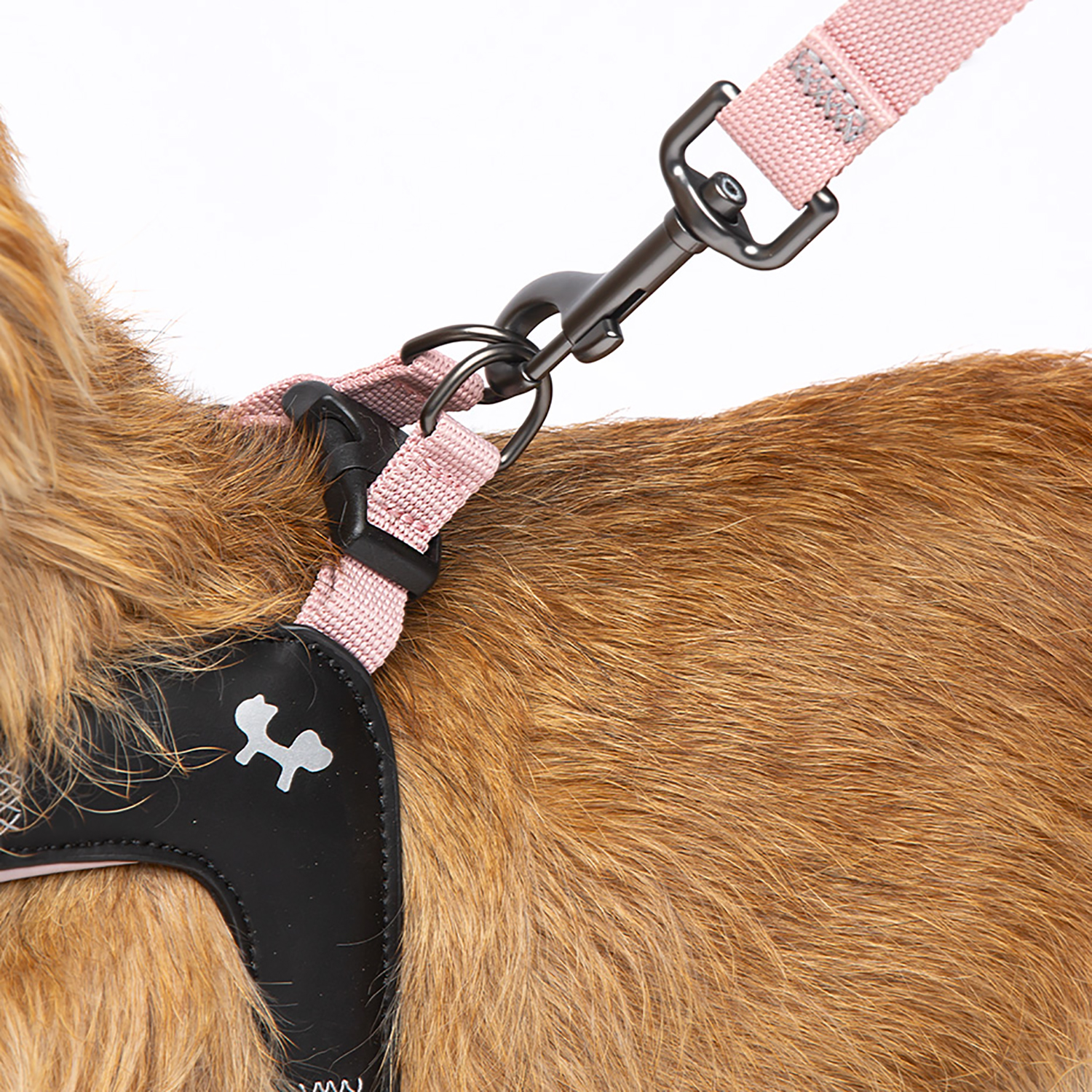 Шлейка United Pets для собак Citylife L 20 x 45-60, пыльная роза