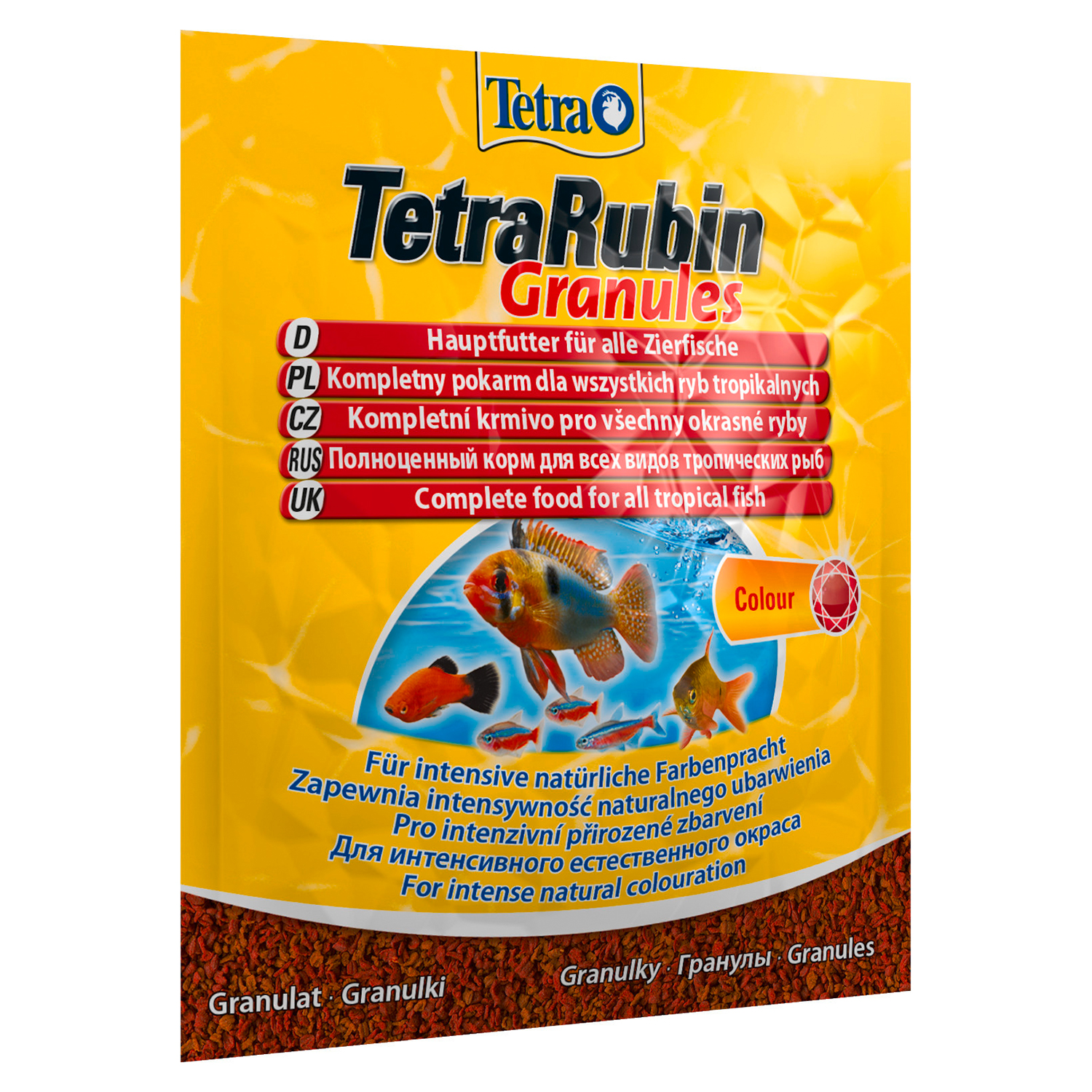 TetraRubin Granules корм в гранулах для улучшения окраса всех видов рыб 15 г (sachet)