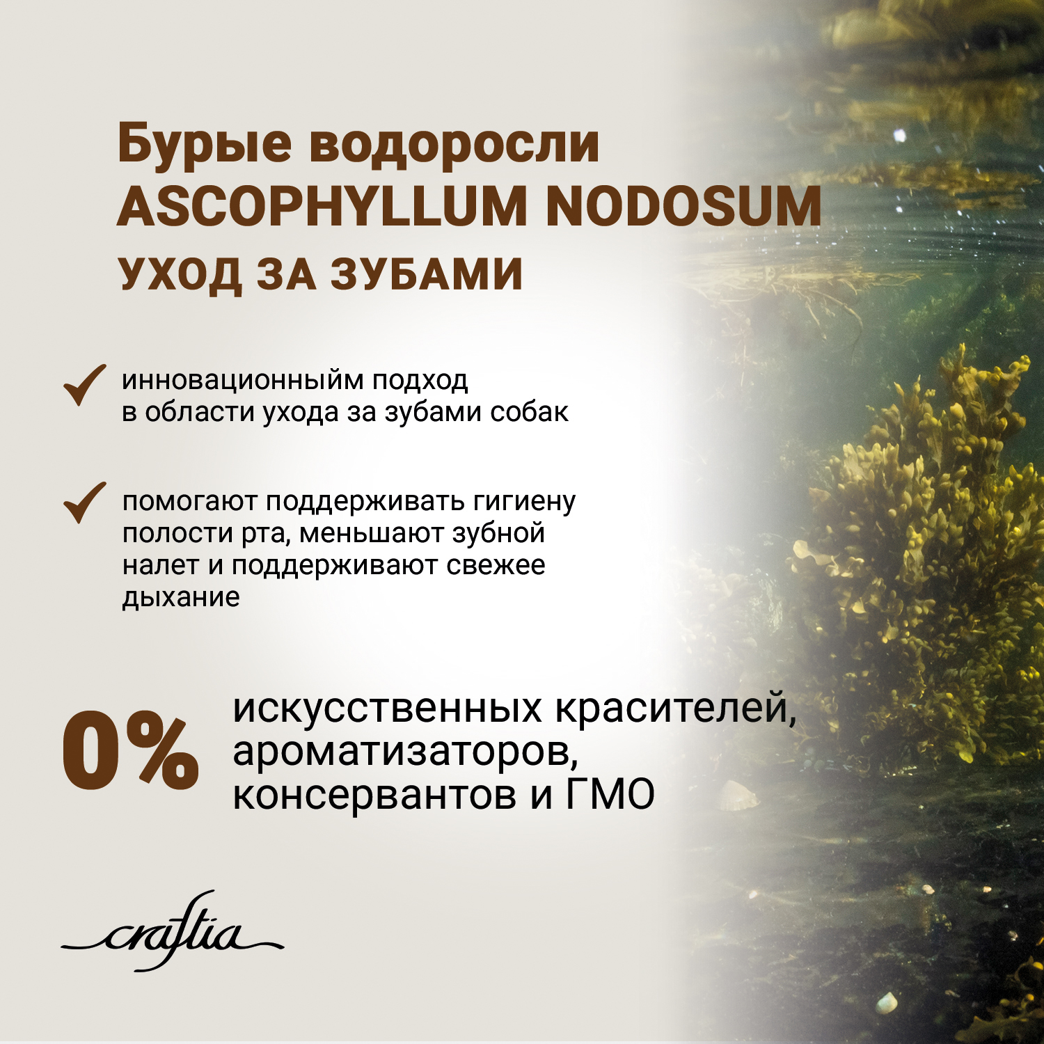 Сухой корм CRAFTIA NATURA для щенков средних и крупных пород из курицы и индейки 7 кг