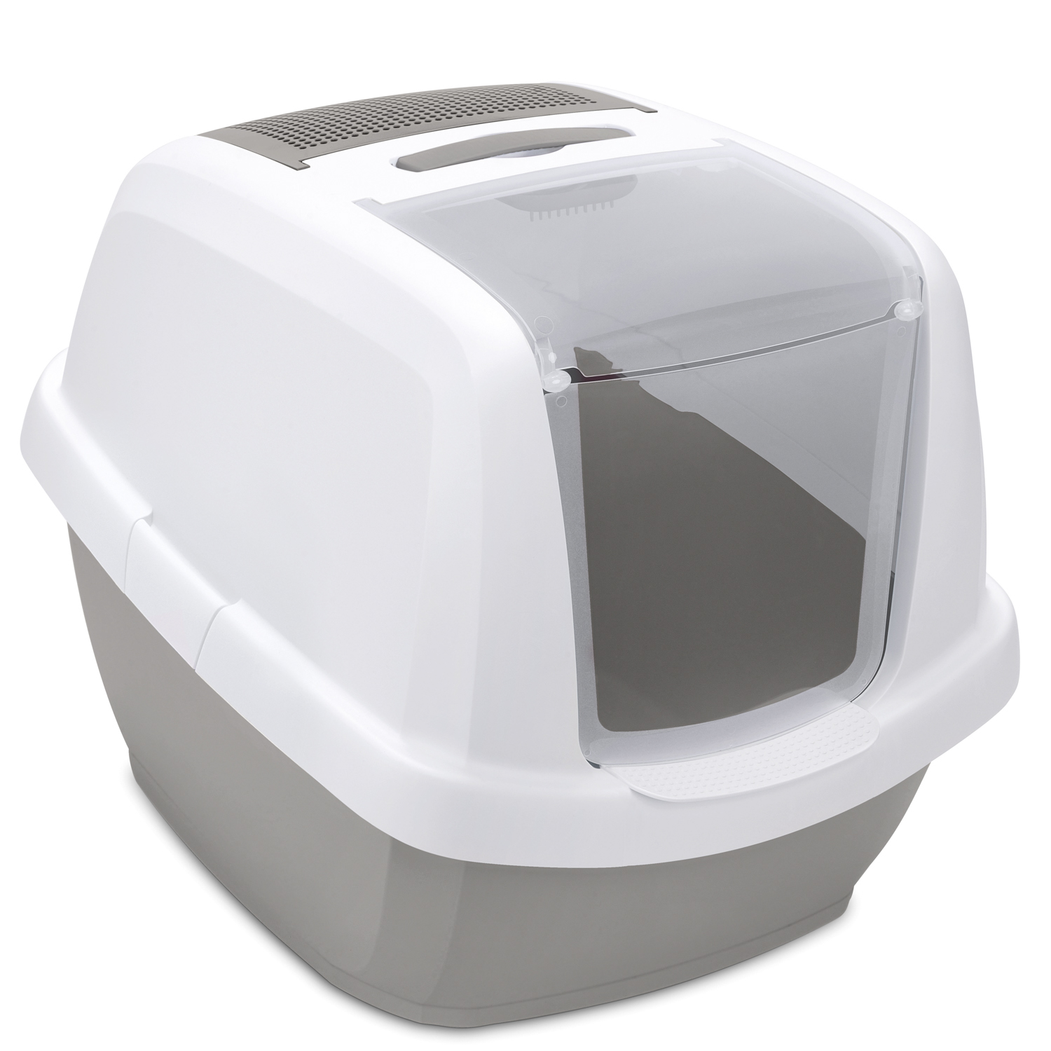 IMAC био-туалет для кошек MADDY 62х47,5х47,5h см, белый/бежевый СКИДКА 40%