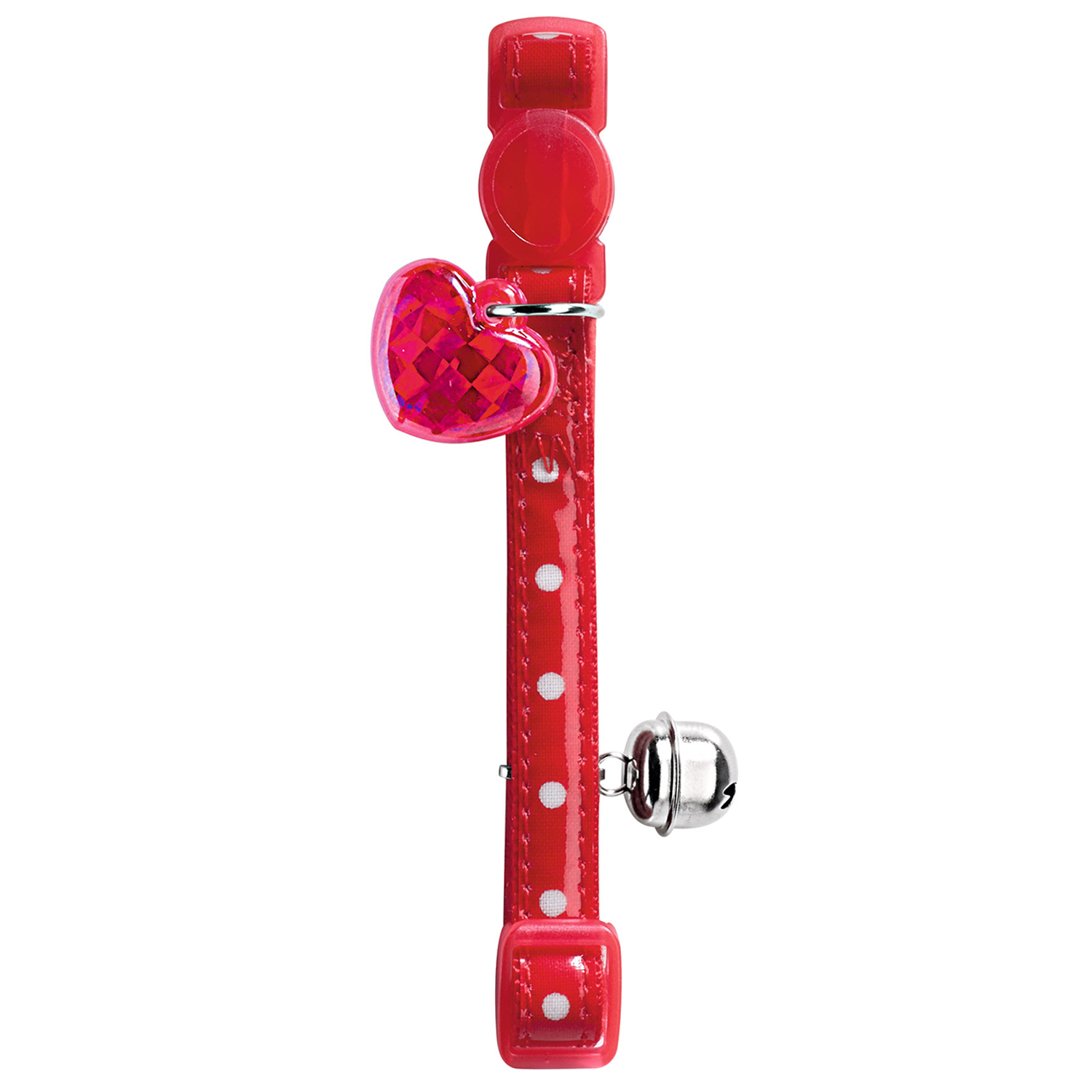 Hunter Smart ошейник для кошек Glossy Dots красный в горошек СКИДКА 50%