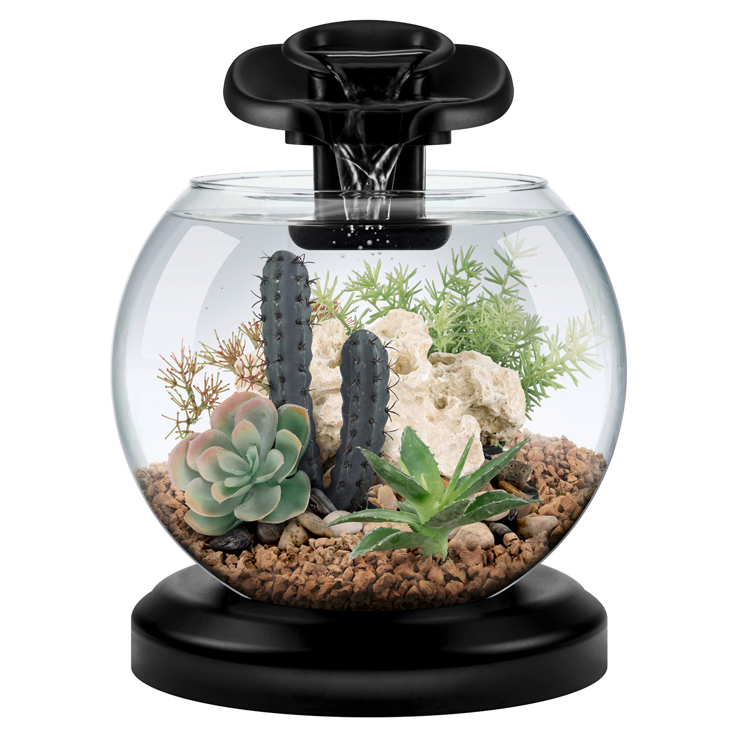 Tetra Cascade Globe Duo Waterfall аквариумный комплекс черный 6,8 л СКИДКА 60%