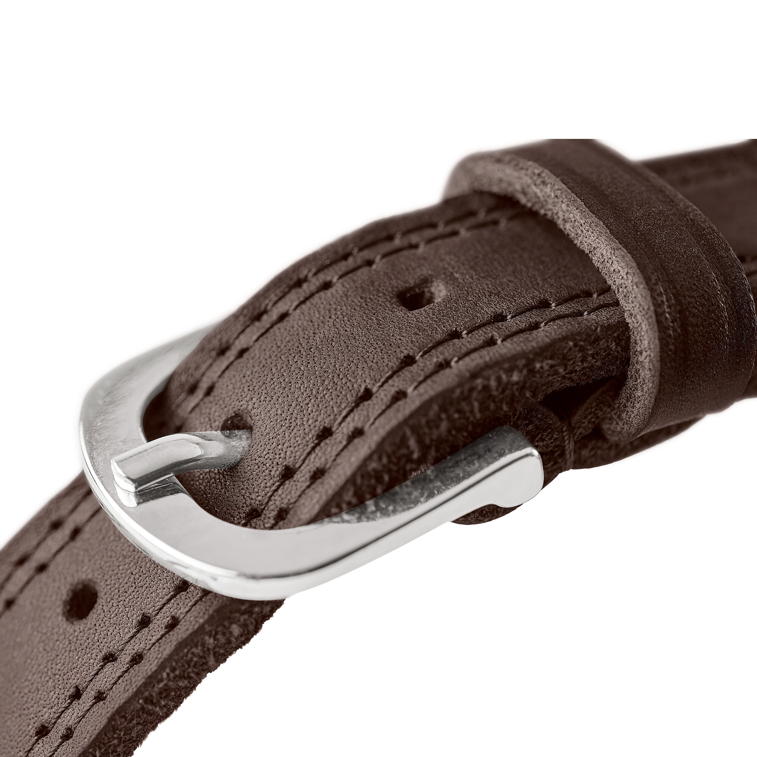 Hunter ошейник для собак Lemvig M (55 см), натуральная кожа, коричнево-оранжевый дуотон