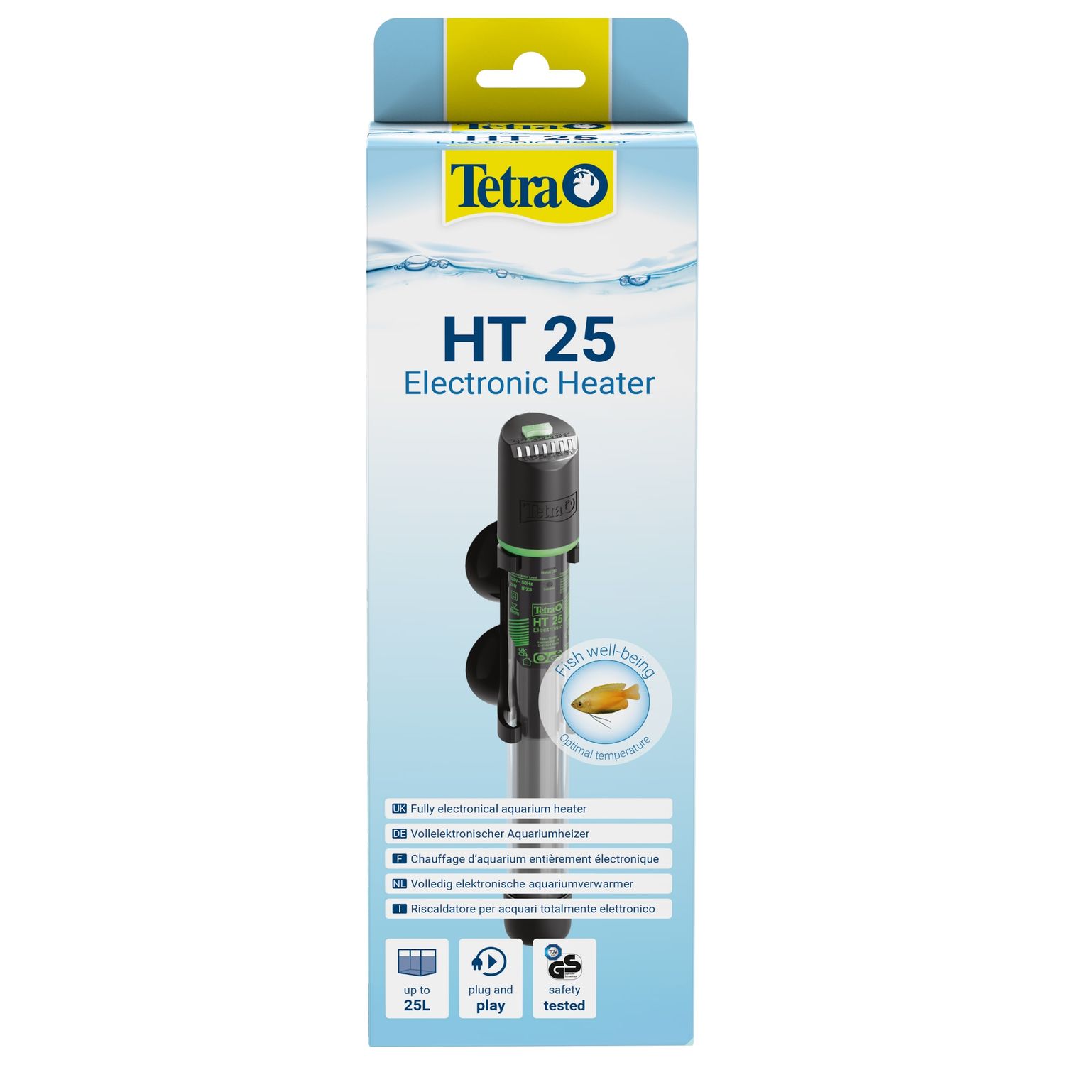 Нагреватель электронный Tetra HT 25 Вт для аквариумов 10-25л