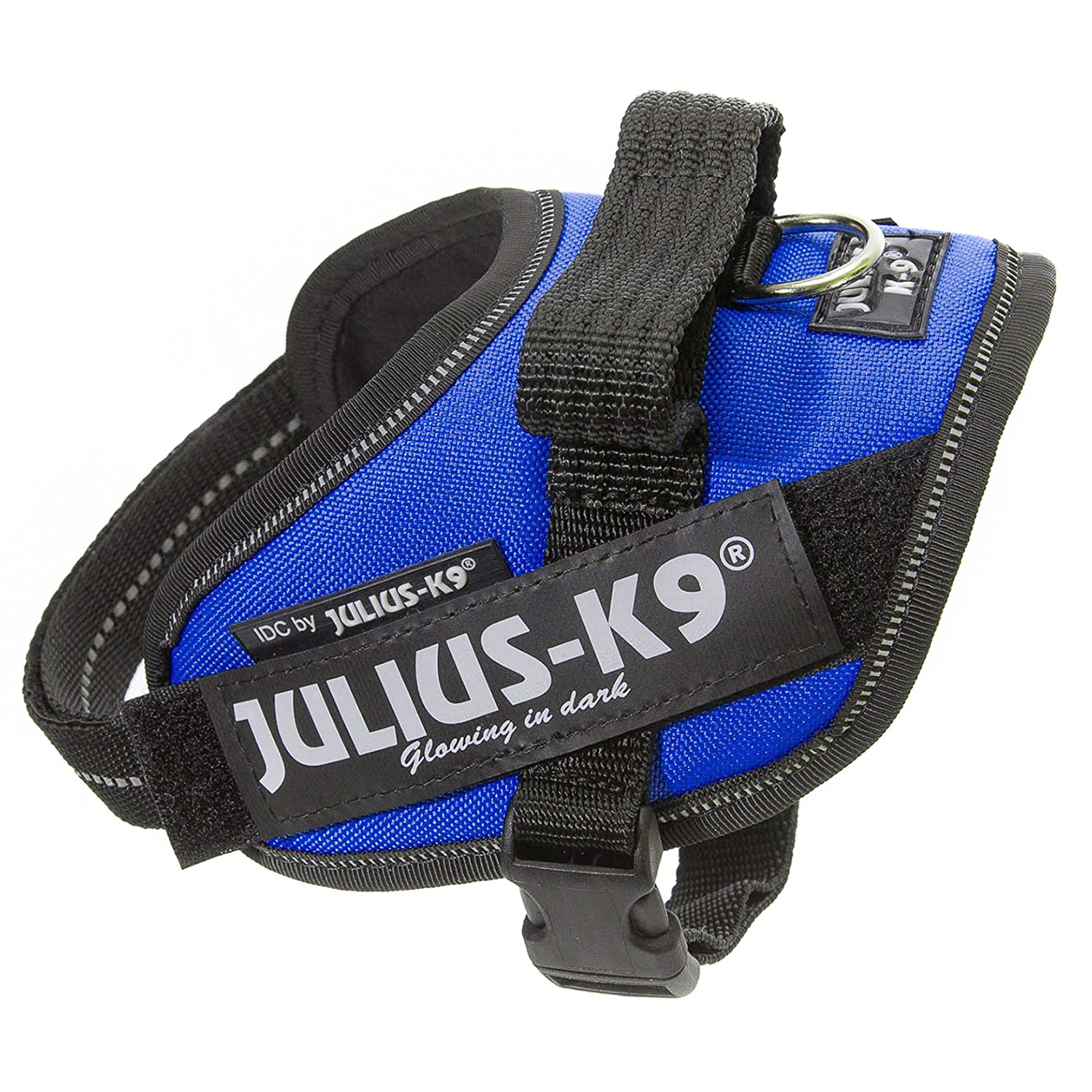 JULIUS-K9 шлейка для собак IDC®-Powerharness Mini-Mini (40-53см/ 4-7кг), синий СКИДКА 50%
