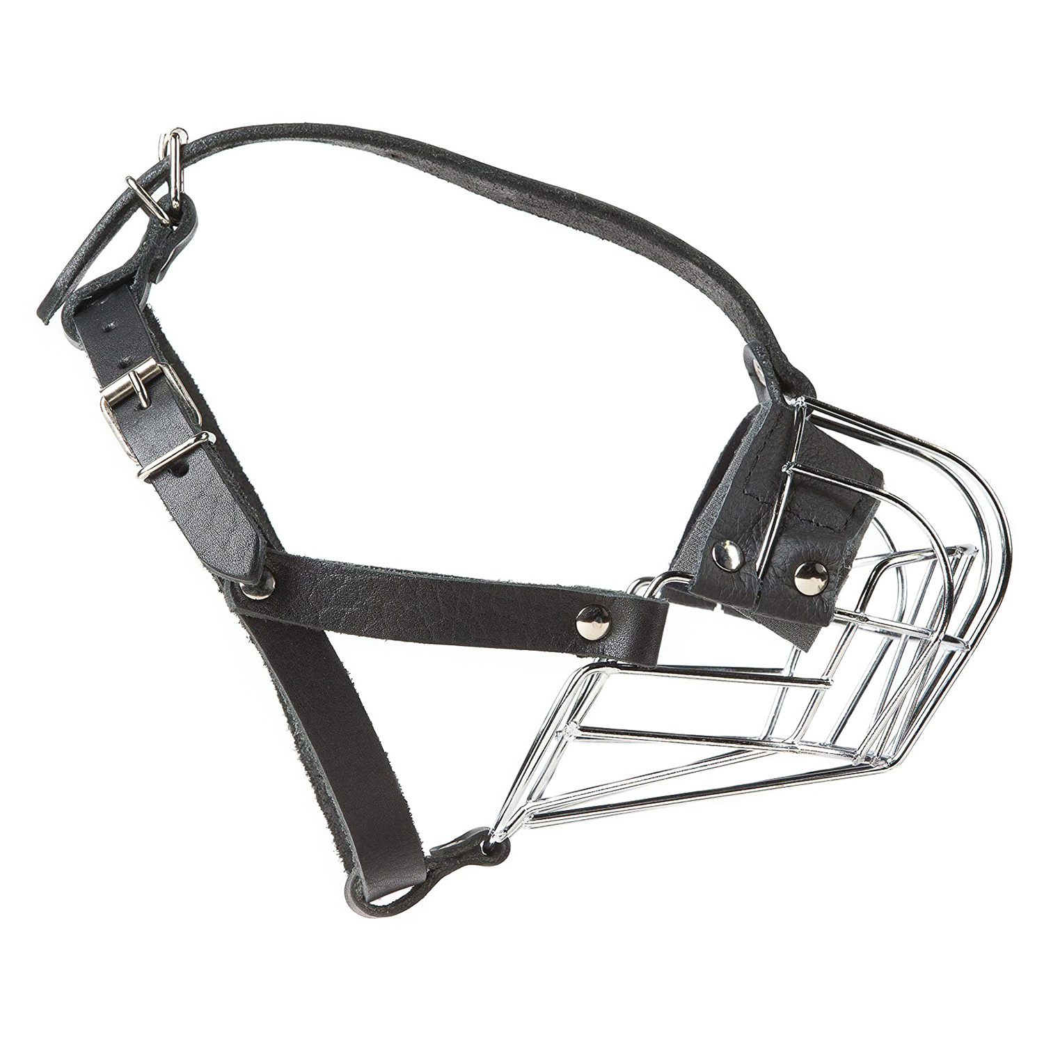 JULIUS-K9 намордник для собак c укороченной мордой Middle (33,5х7,5х9см), металл СКИДКА 50%