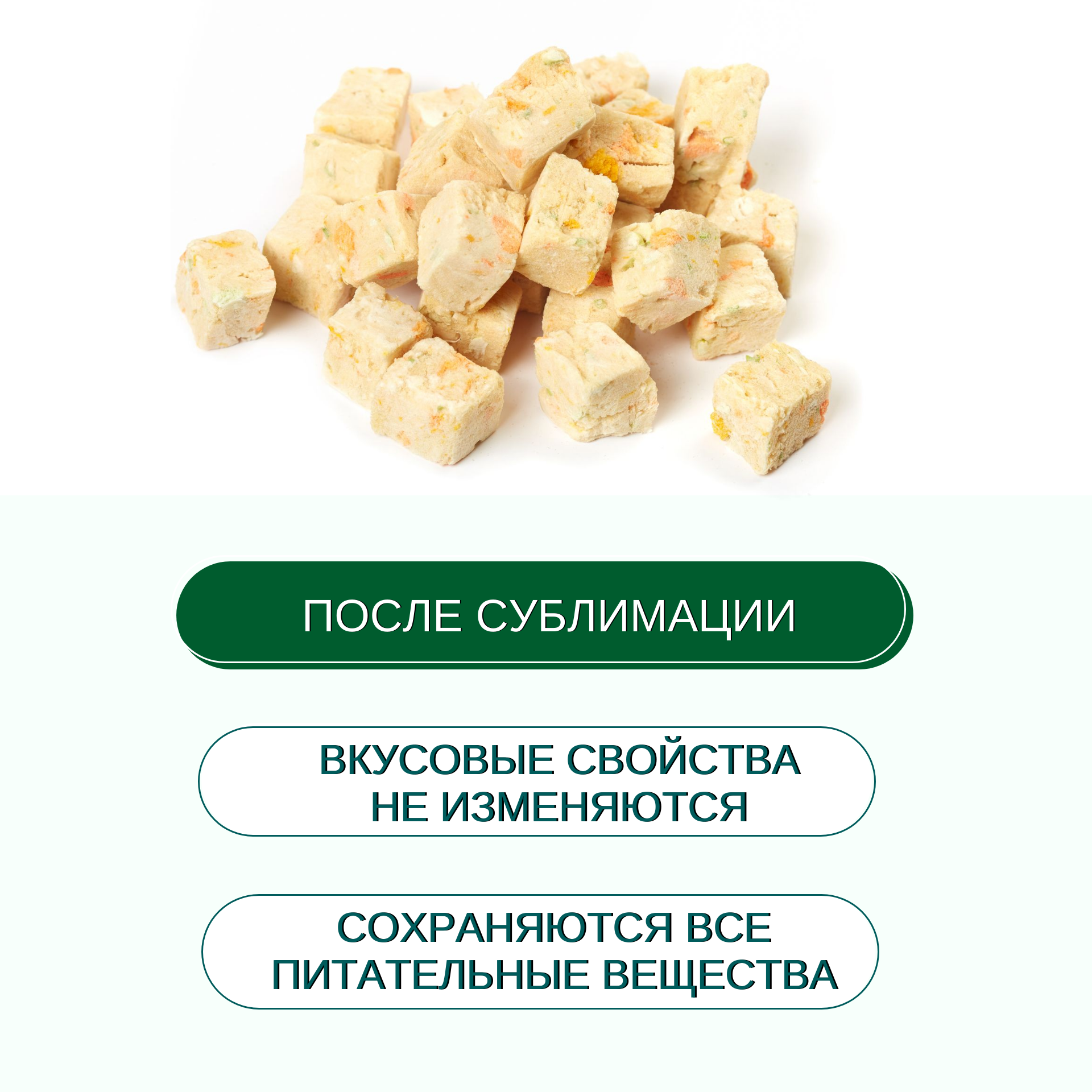 Wanpy Dog Сублимированное лакомство для собак "Курица и фрукты" 40 г