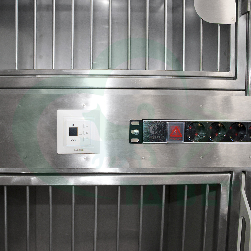 ТД ВЕТ Модуль из 6 клеток из нержавеющей стали разборный 1100х650х1840h