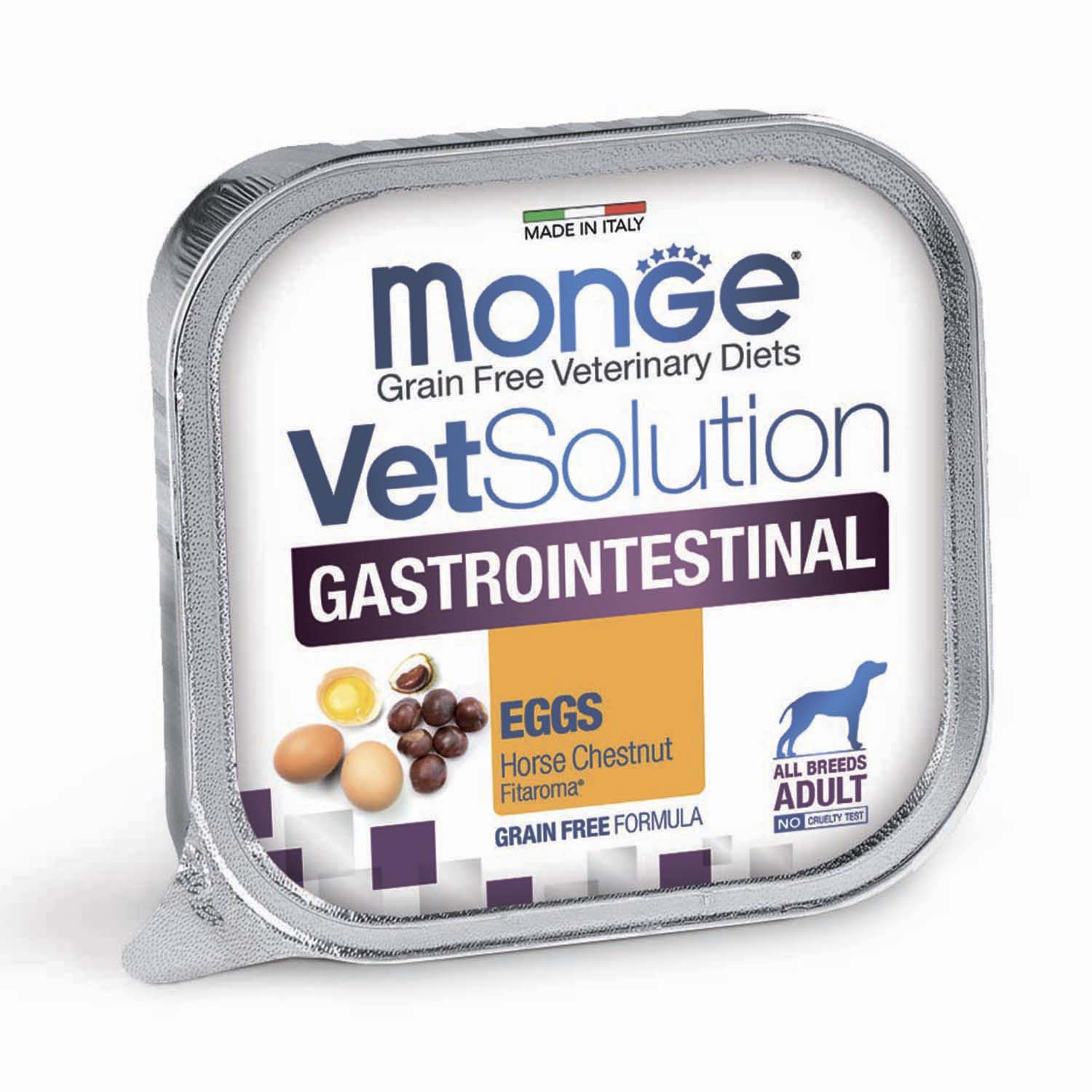 Диетический корм Monge VetSolution Dog Gastrointestinal Гастроинтестинал для собак при заболеваниях ЖКТ 150 г