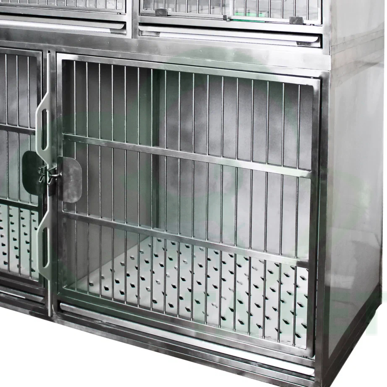 ТД ВЕТ Модуль из 5 клеток нерж. стали 1800х600х1500(1660) h с колесами