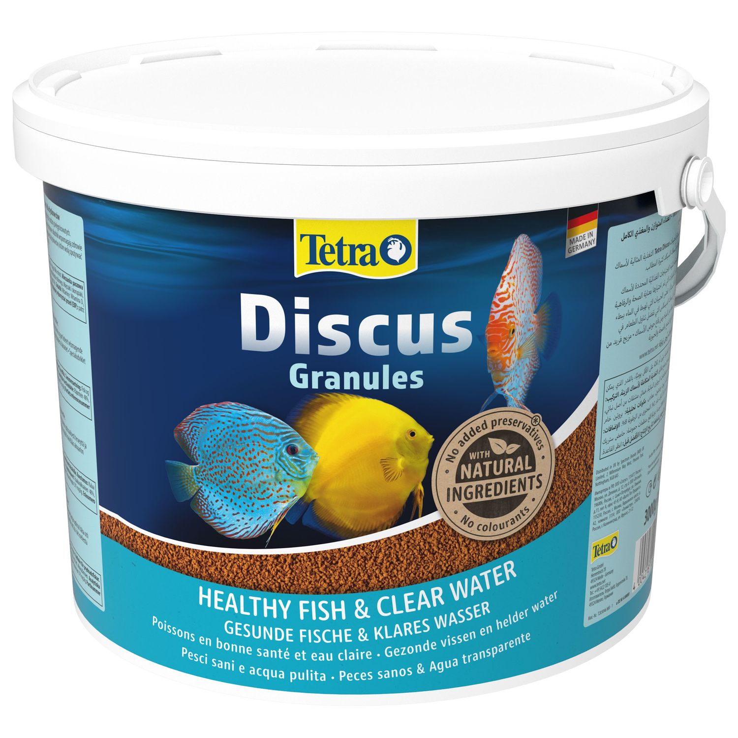 TetraDiscus корм для дискусов в гранулах 10 л (ведро)