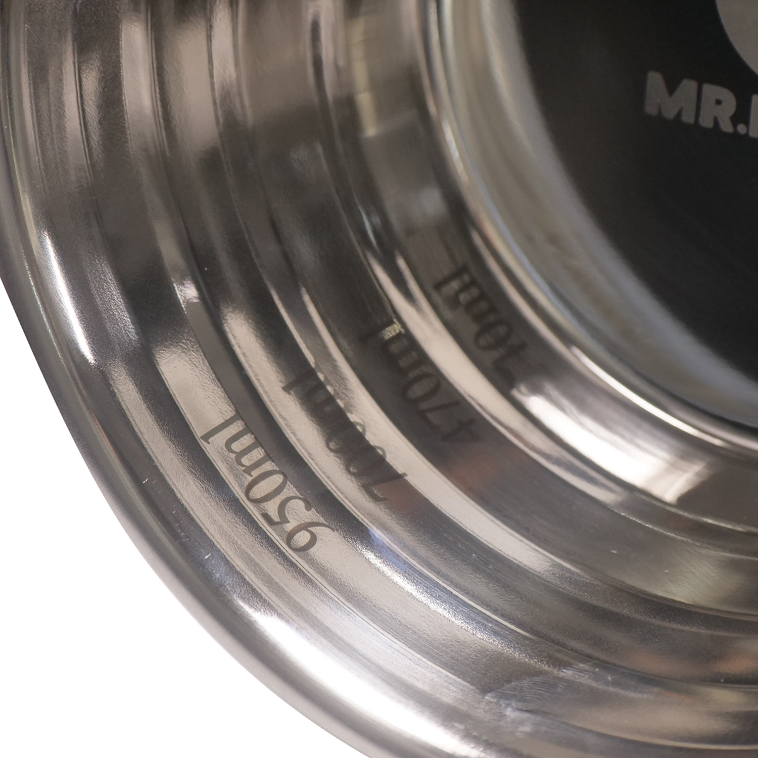 Миска Mr.Kranch из нержавеющей стали 1800 мл контроль объема порции нескользящее основание