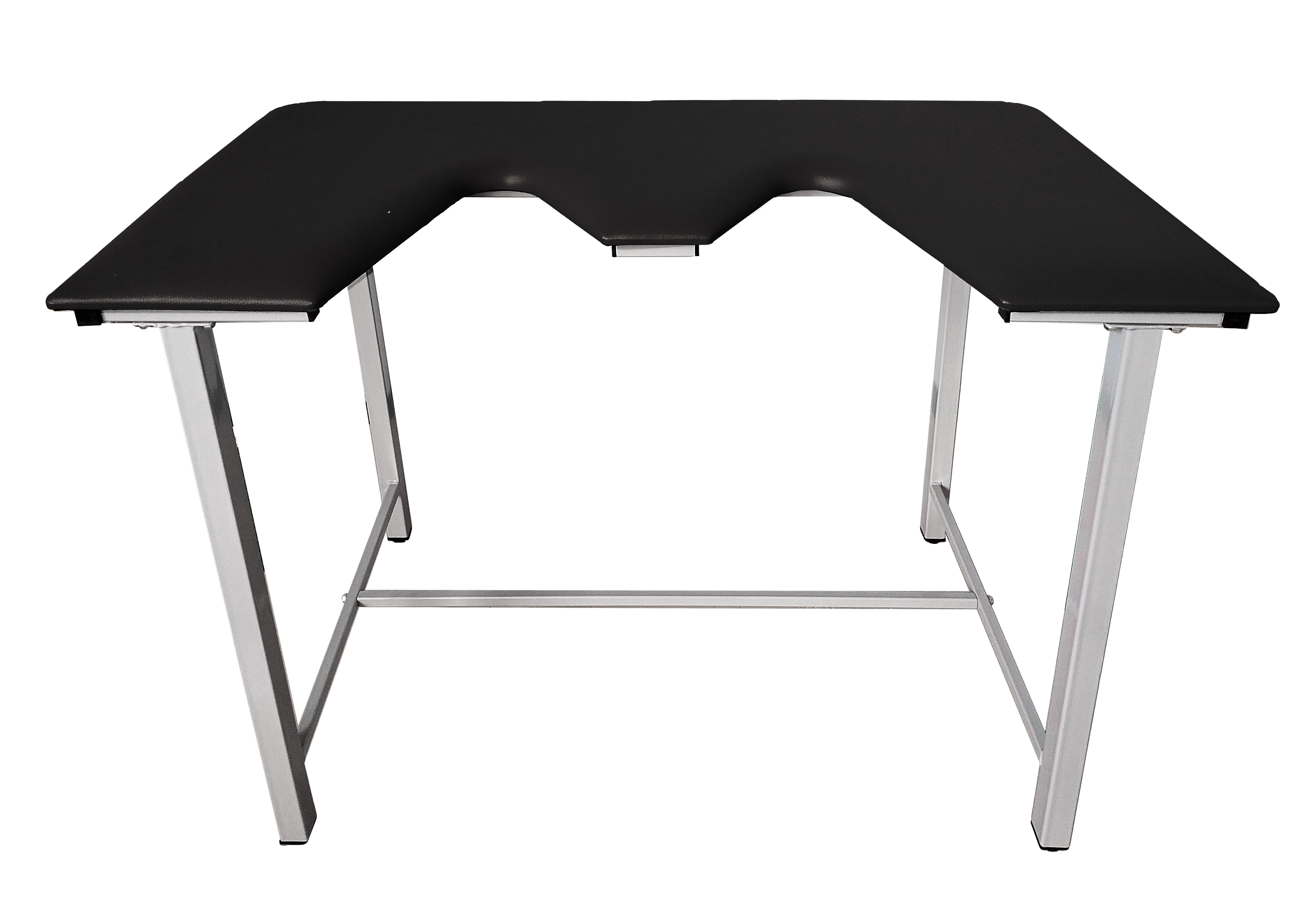 ТД ВЕТ Стол ветеринарный СВУ-5 для УЗИ, 1320x720x900, каркас серый, черная обивка