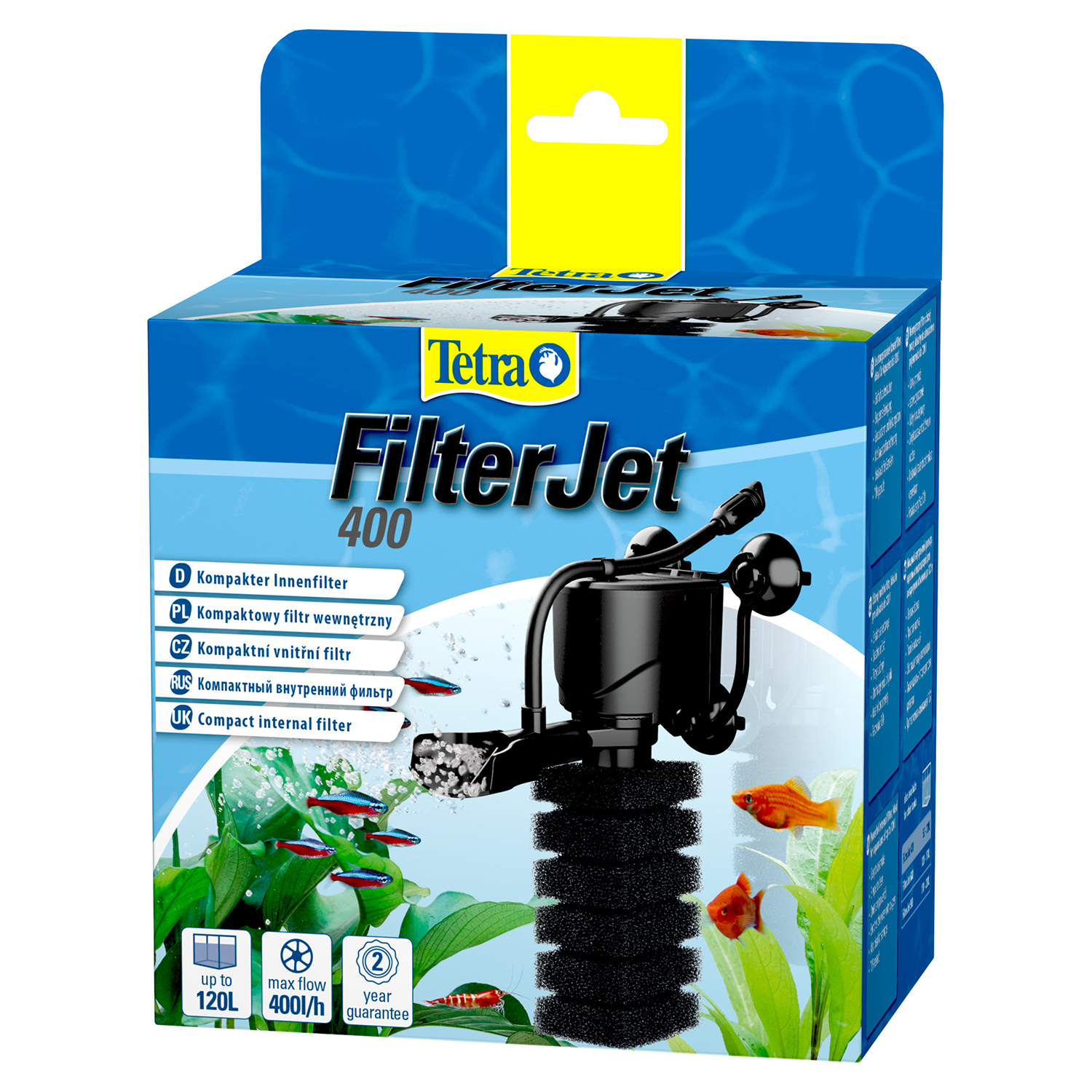 Tetra FilterJet 400 внутренний фильтр для аквариумов объемом 50 – 120 л