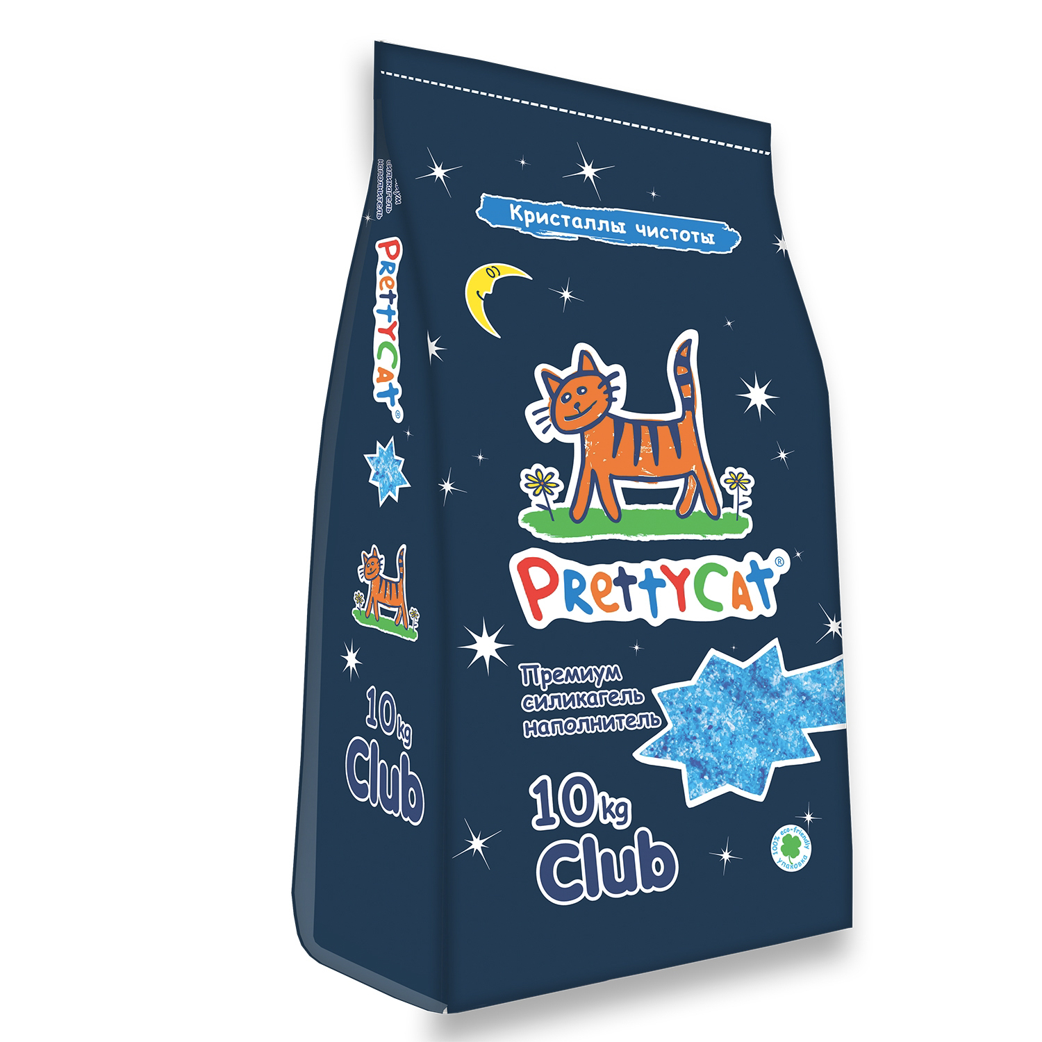 Наполнитель PrettyCat силикагелевый "Кристаллы Чистоты" 10 кг СКИДКА 60%