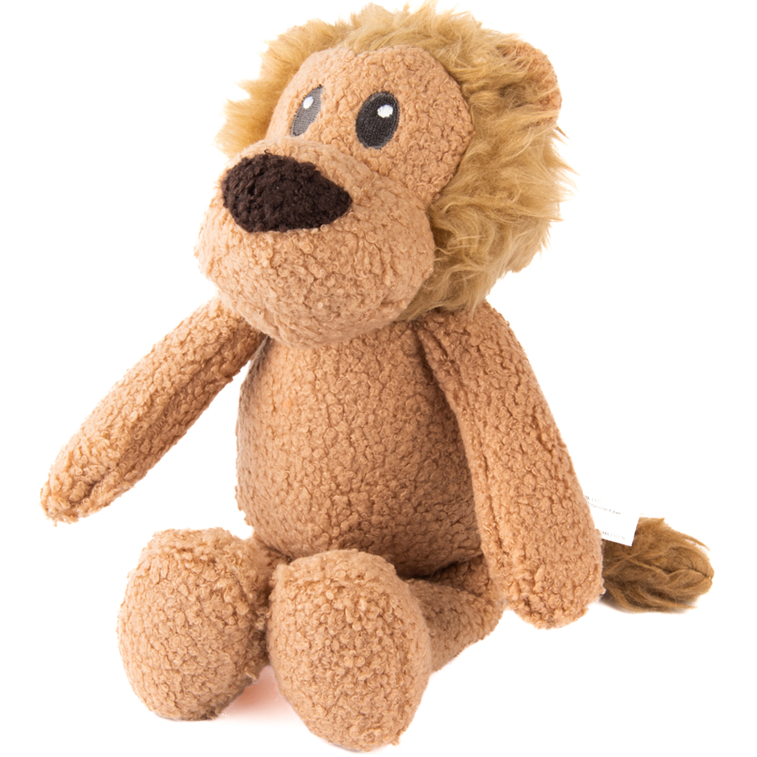 Игрушка Tufflove для собак Лев 20 см бежевый