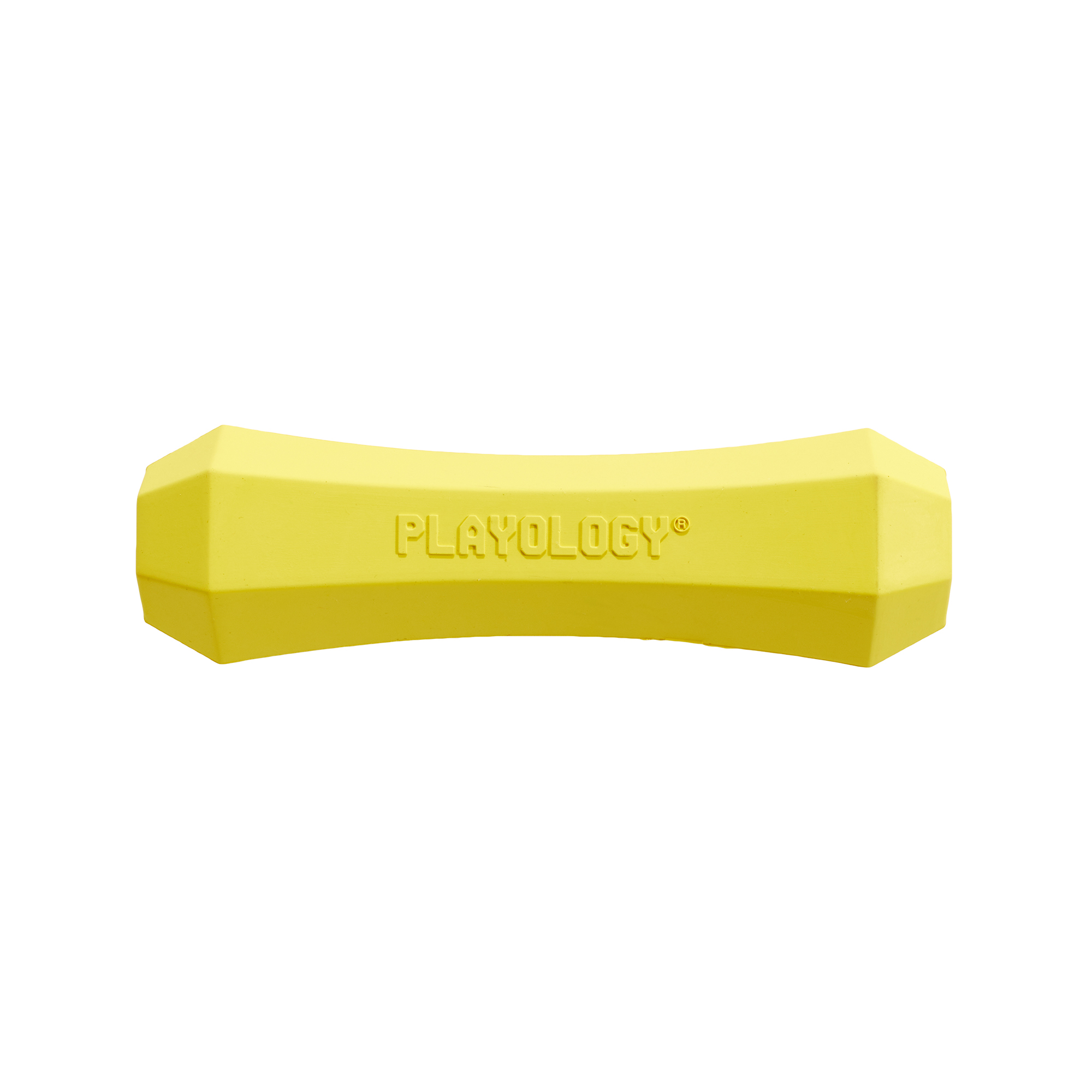 Playology  жевательная палочка SQUEAKY CHEW STICK для собак средних пород с ароматом курицы, средняя, цвет желтый СКИДКА 50%