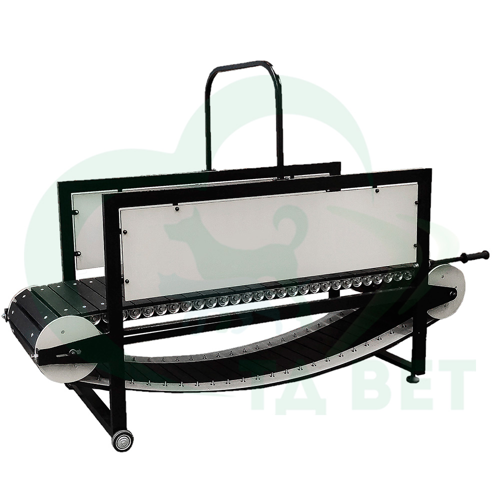 ТД ВЕТ Профессиональный беговой тренажёр для собак FriskyPet Модель 4 (размер бегового полотна 390х1400мм)