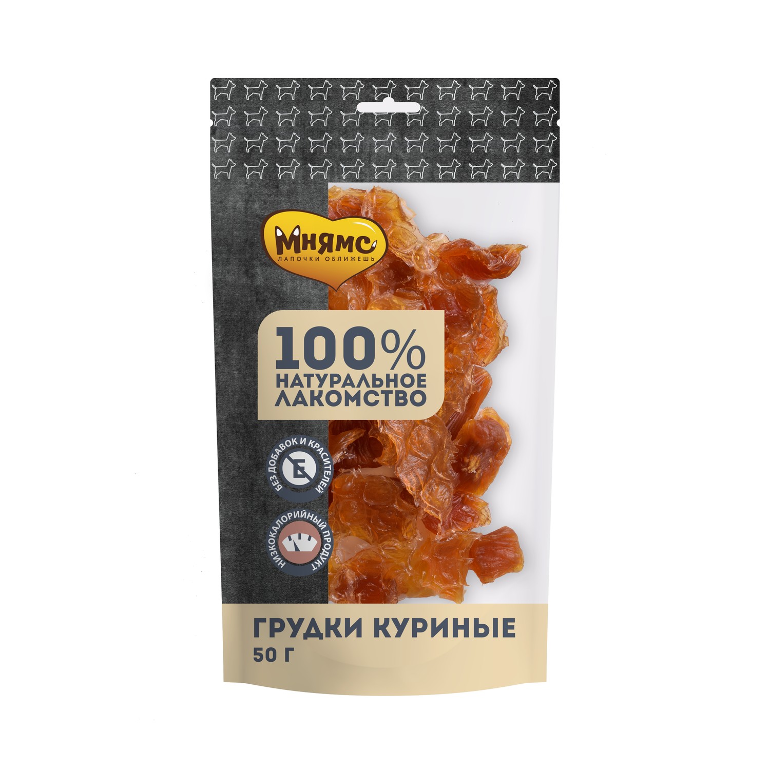 Лакомство Мнямс На каждый день для собак Грудки куриные 50 г