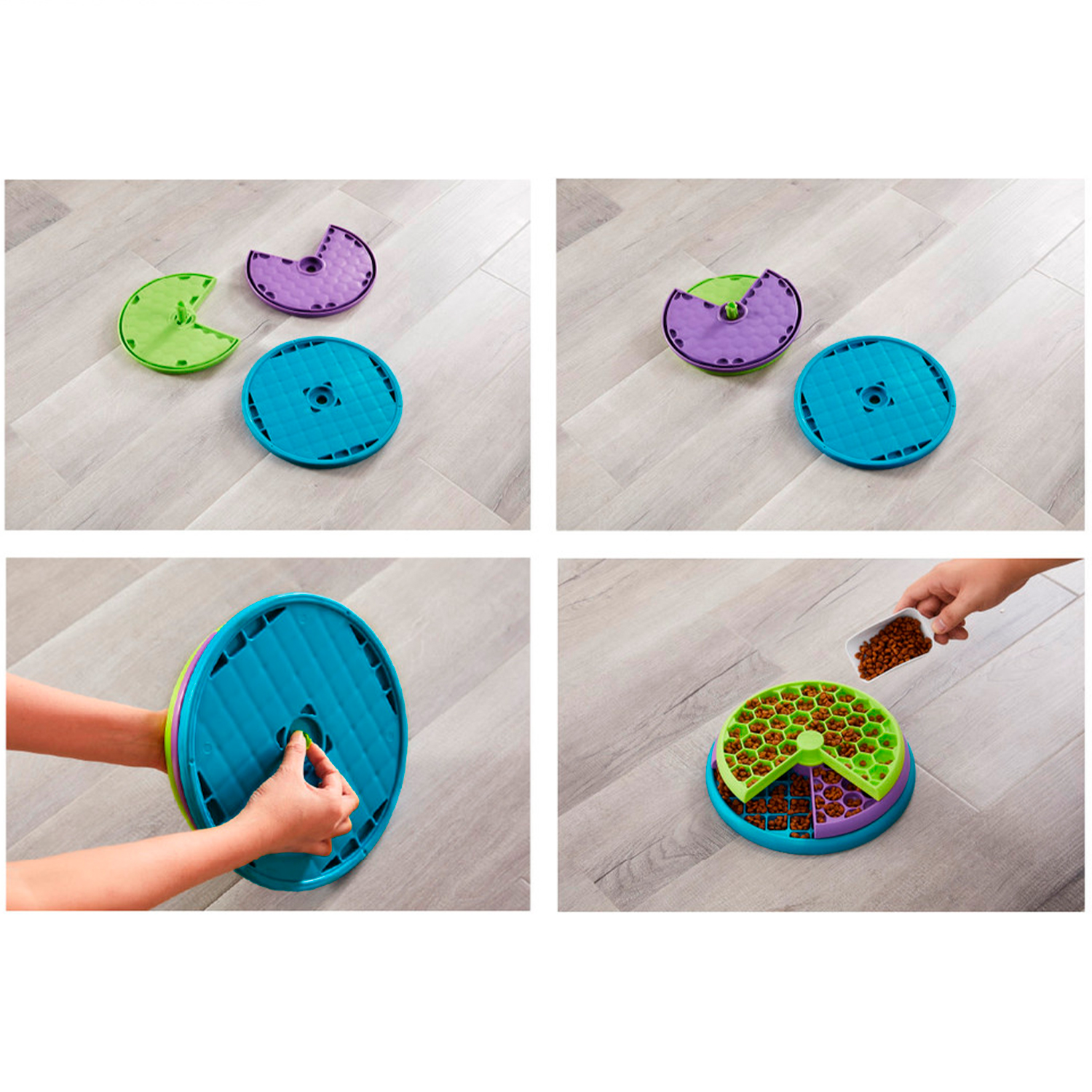 Игра-головоломка Nina Ottosson Lickin'Layers для собак 2 уровень сложности (средний) для медленного поедания