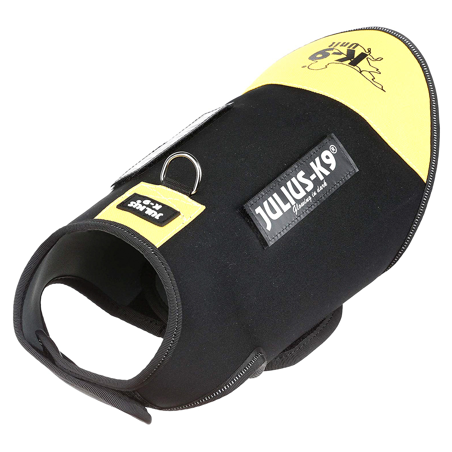 JULIUS-K9 жилет для собак Neoprene IDC® S (51-64см / длина 40см), черно-желтый СКИДКА 50%