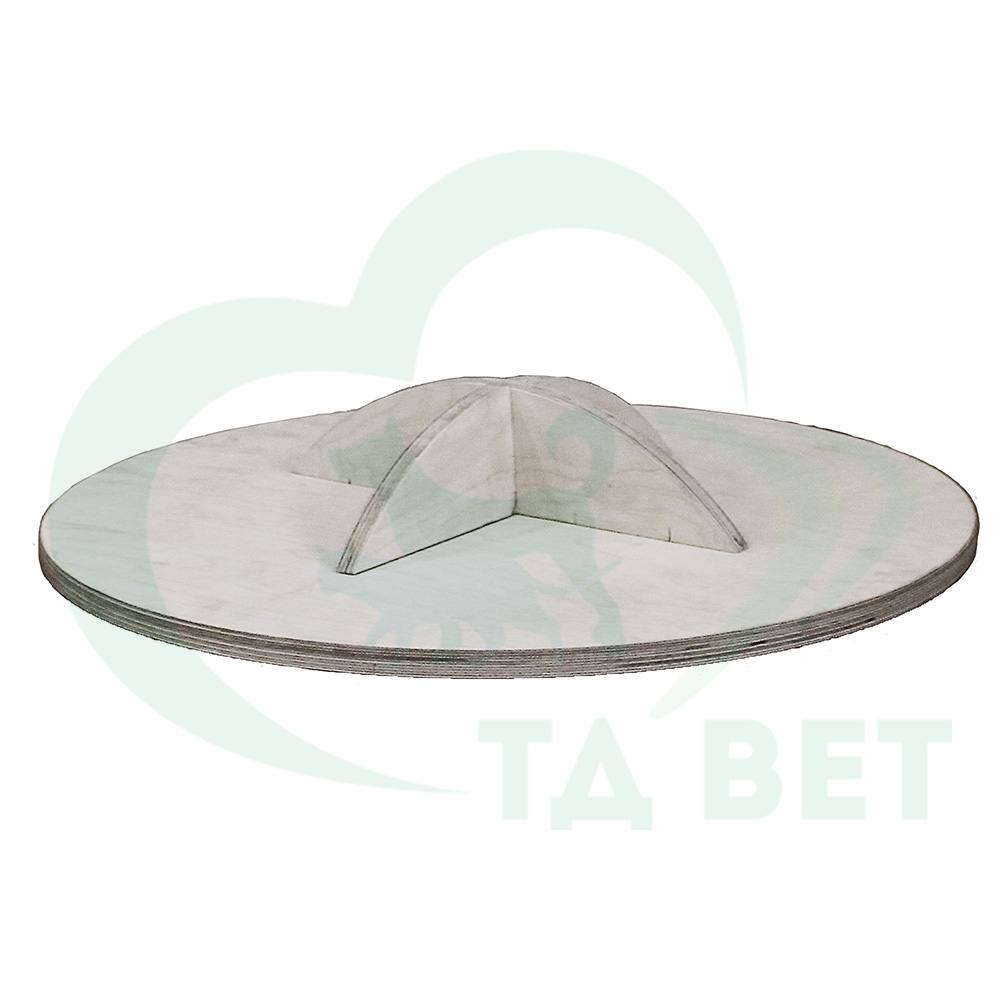 ТД ВЕТ Балансировочная доска для дог-фитнеса и реабилитации, 750х750х93h