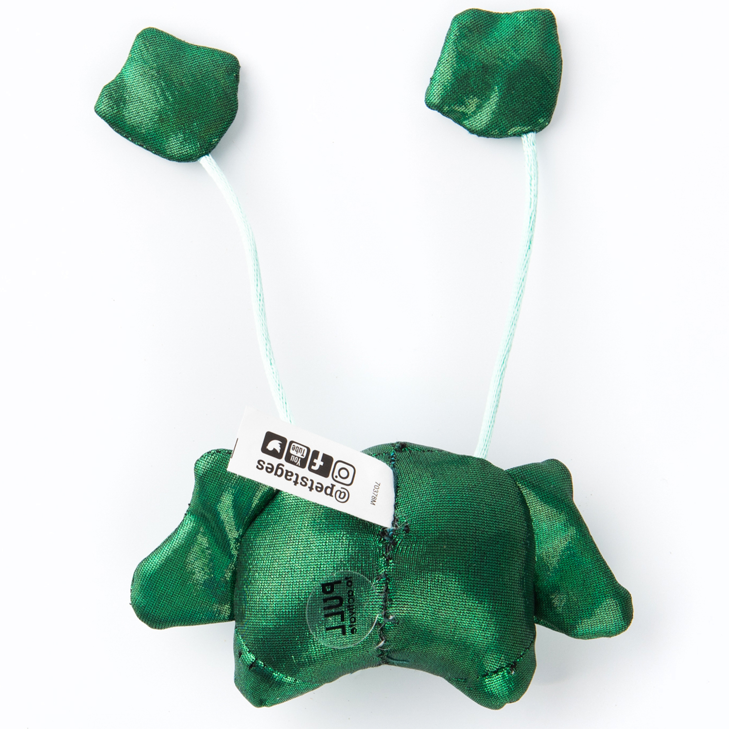 Игрушка Petstages для кошек "Танцующий лягушонок со звуком" с кошачьей мятой 14 см СКИДКА 50%