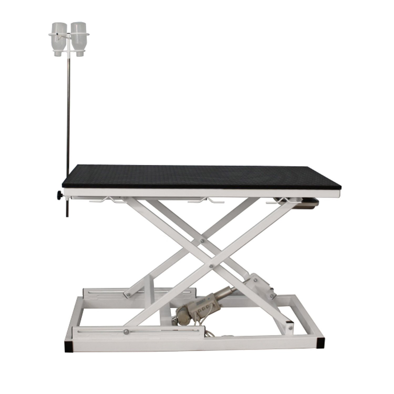 ТД ВЕТ  Стол VETBOT-72.1 без слива  со штативом, 1340х640х(330- 1050)h (каркас серый, пульт ножной)