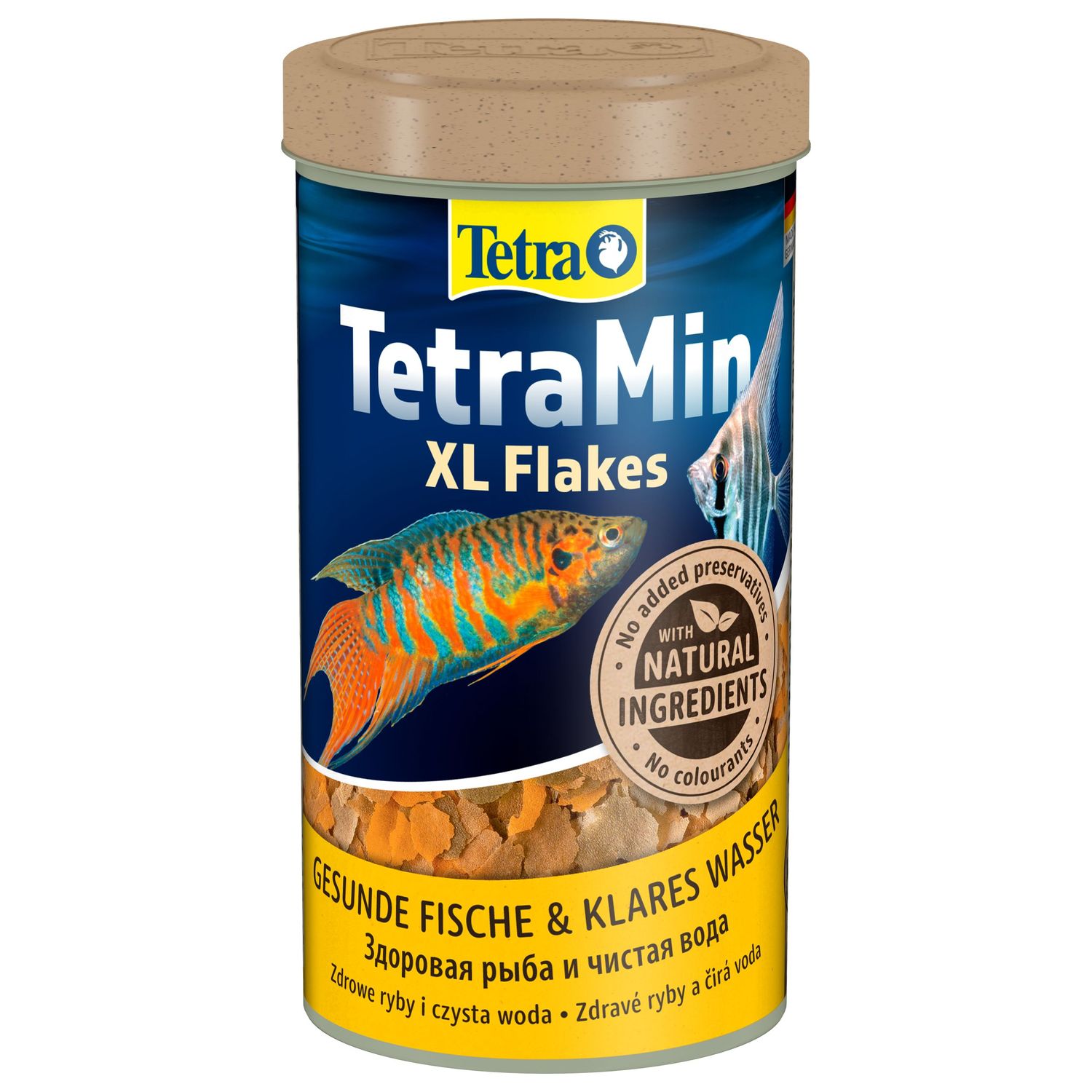 TetraMin XL корм для всех видов рыб крупные хлопья 500 мл