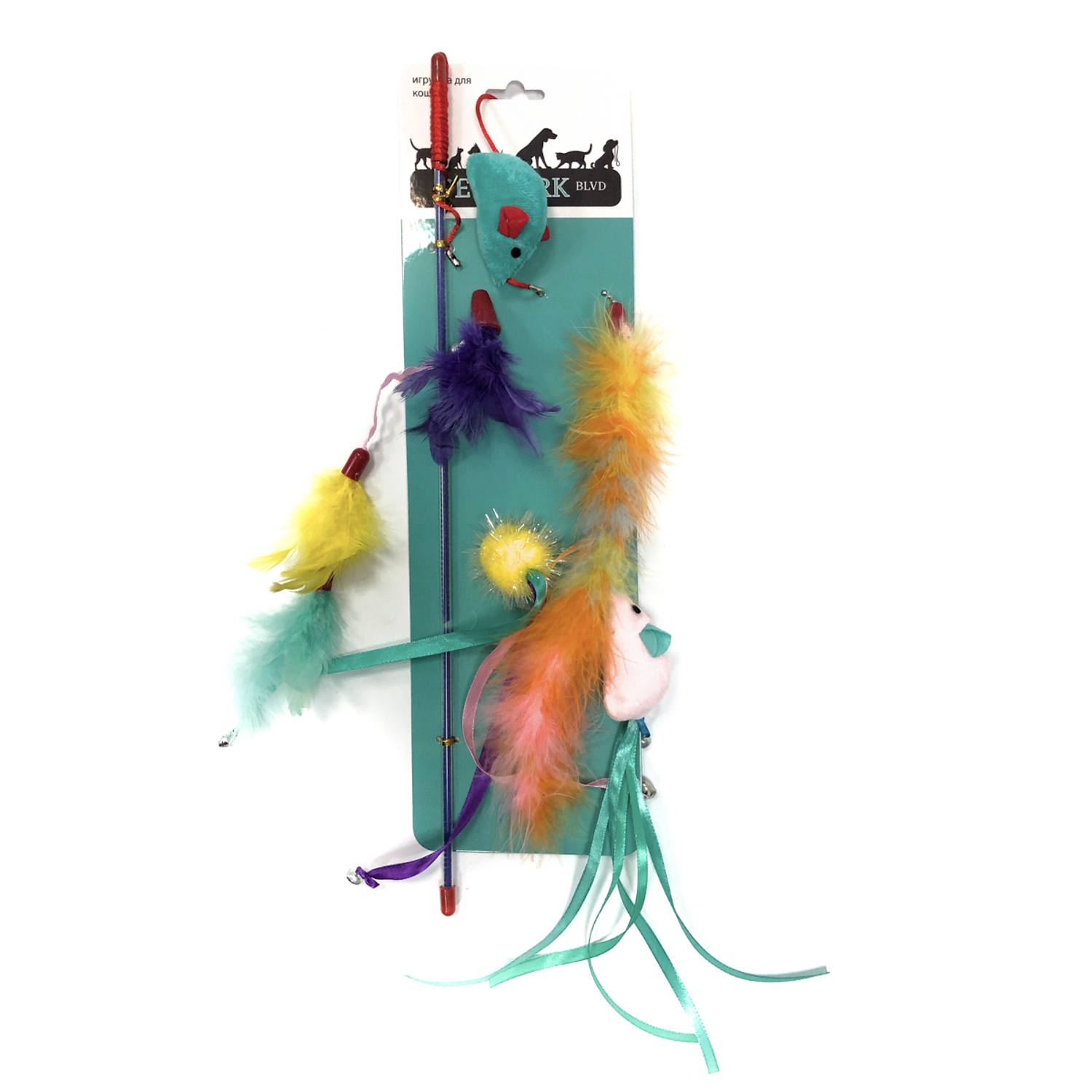 Petpark дразнилка для кошек Мышки (сменные наконечники)