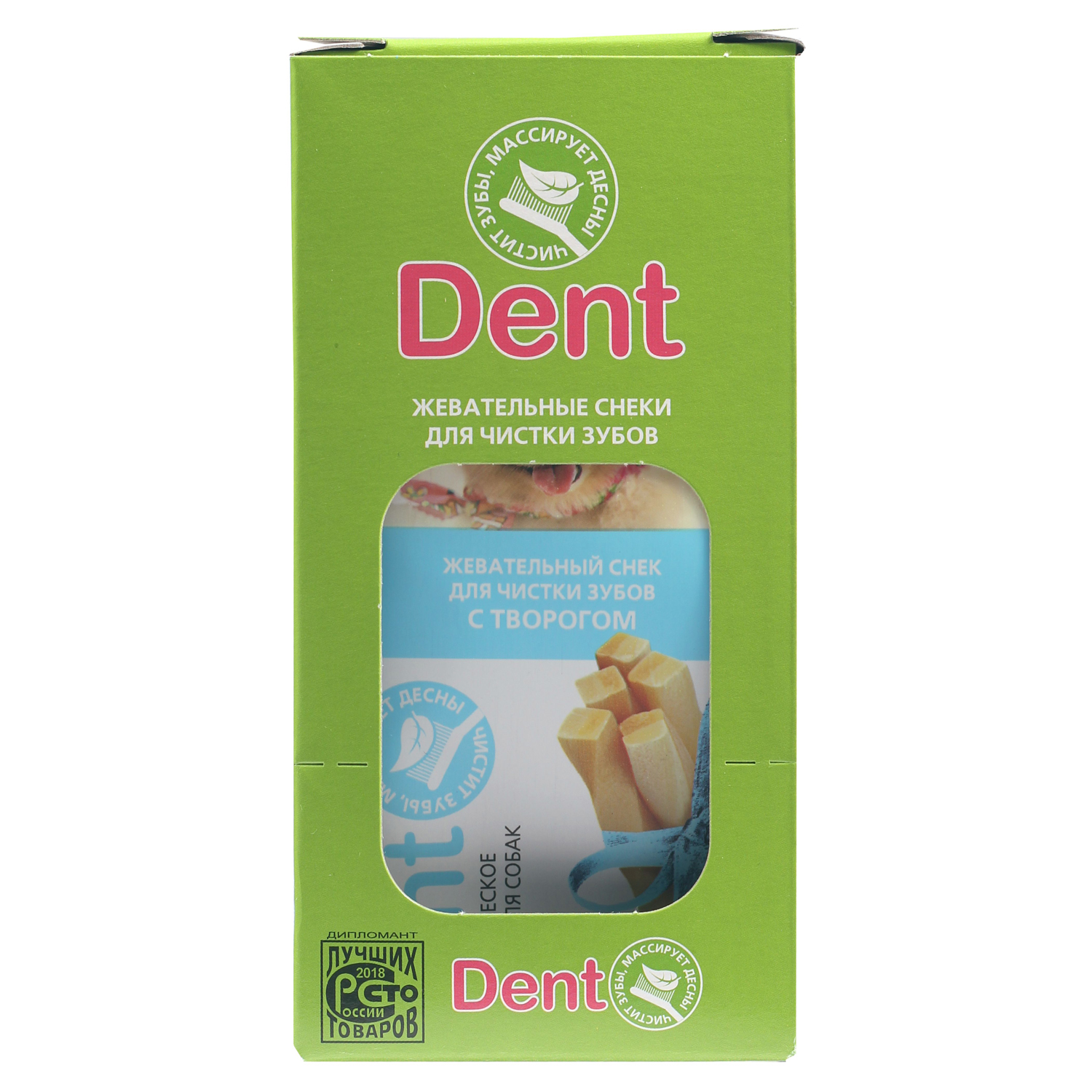 Лакомство TiTBiT Жевательный снек DENT с творогом для собак мини пород 30 г